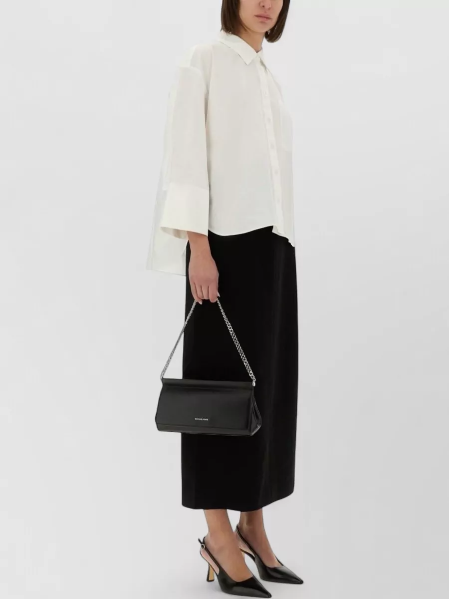 Michael Kors Textured Maxi Skirt