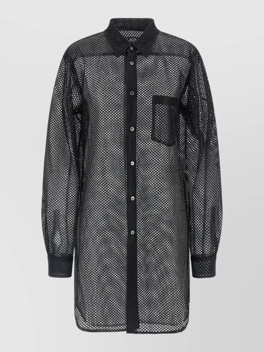 Comme des Garçons Mesh long-sleeve shirt