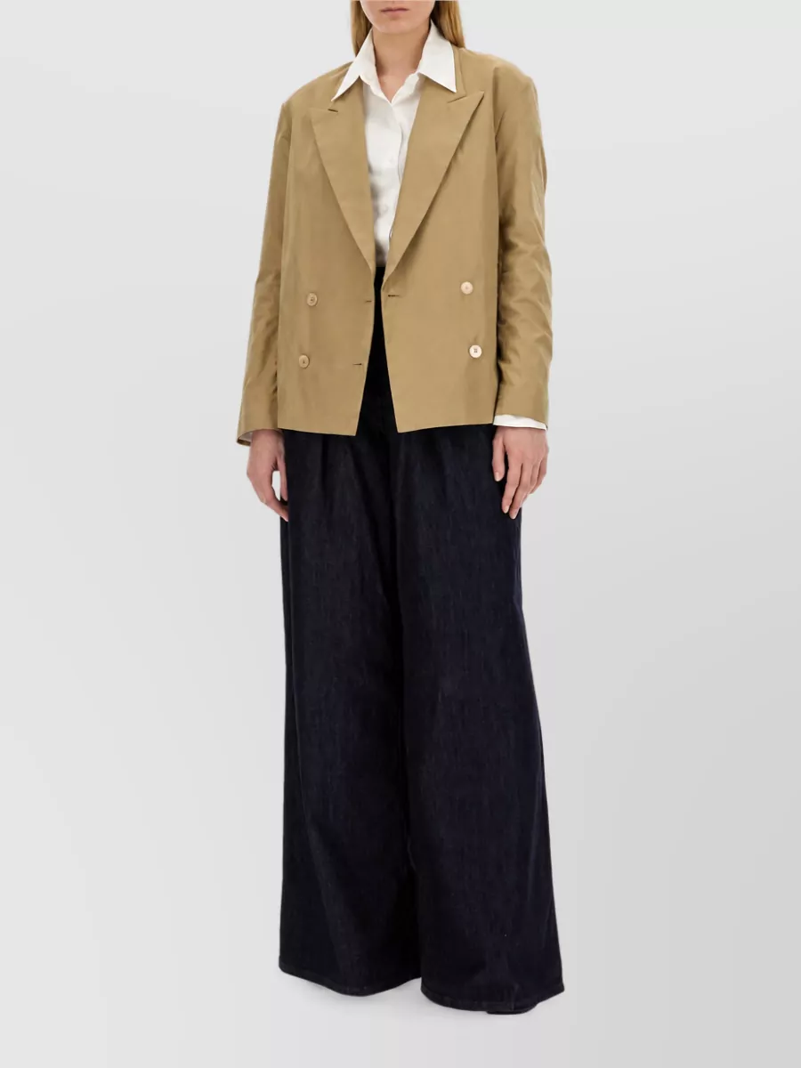 Dries Van Noten double-breasted cotton blouse