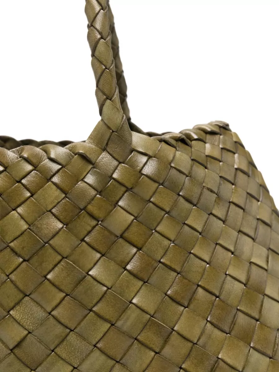 Dragon Diffusion Santa Croce Small Woven Tote Bag