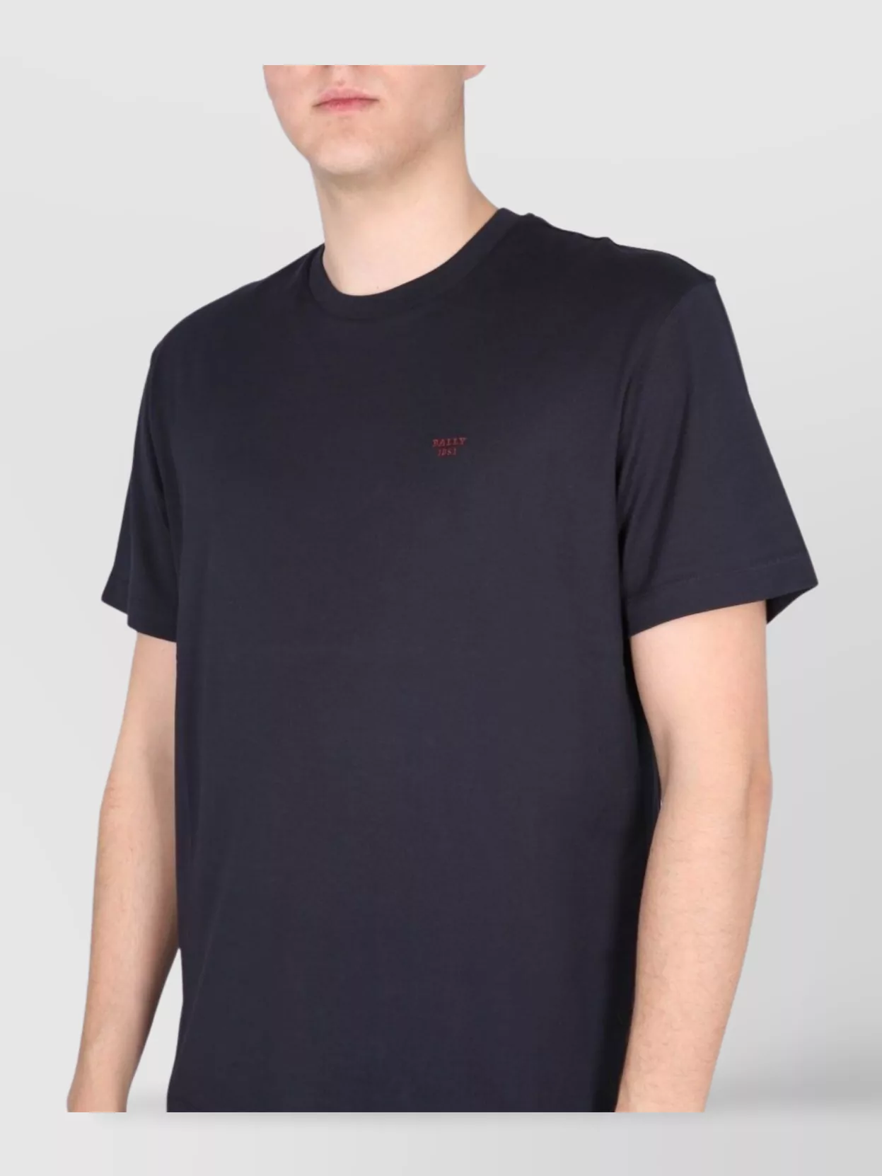 Bally Graphic Crew Neck T-Shirt With Back Print