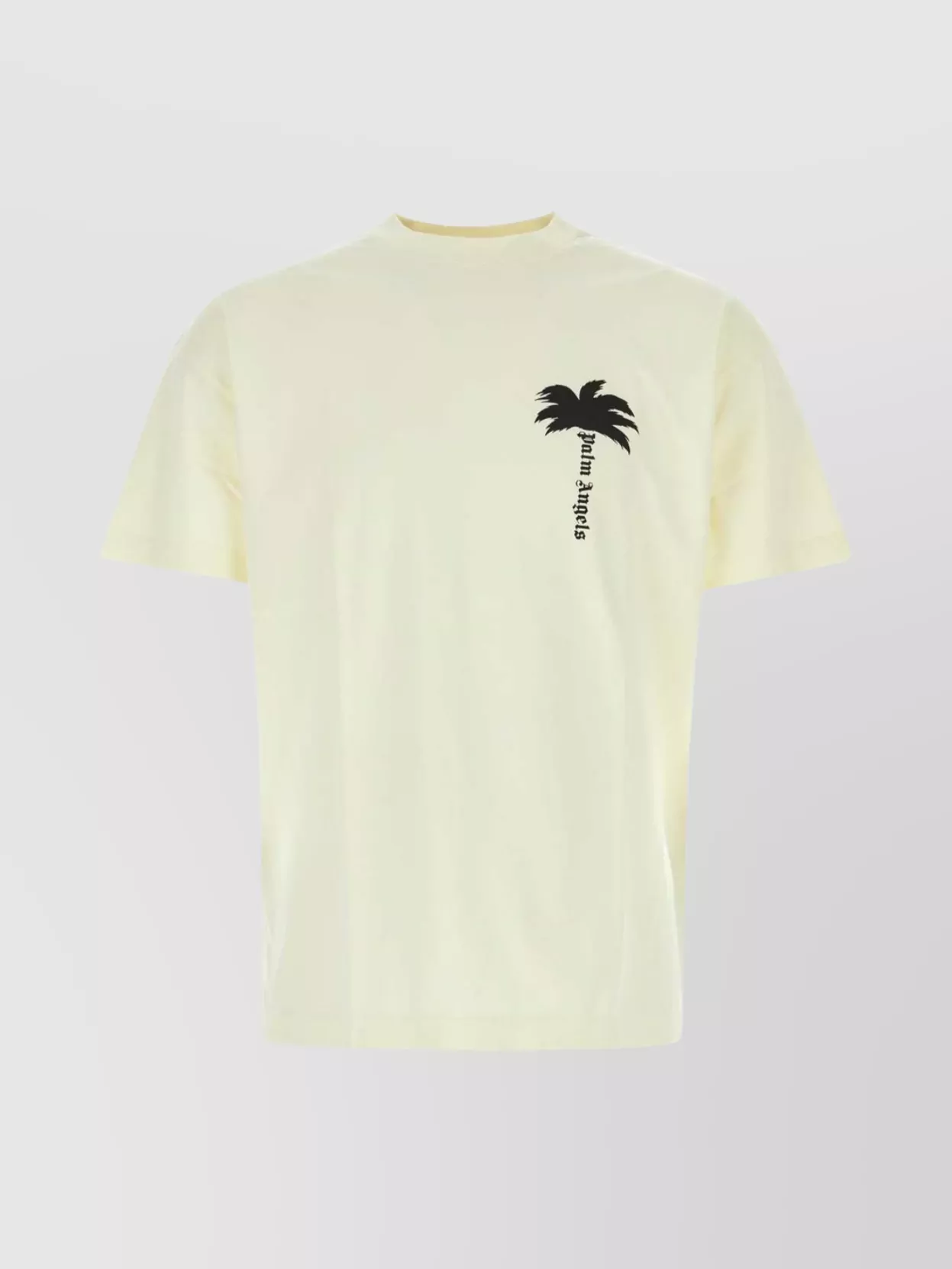 Shop Palm Angels Cotton Crew Neck T-shirt