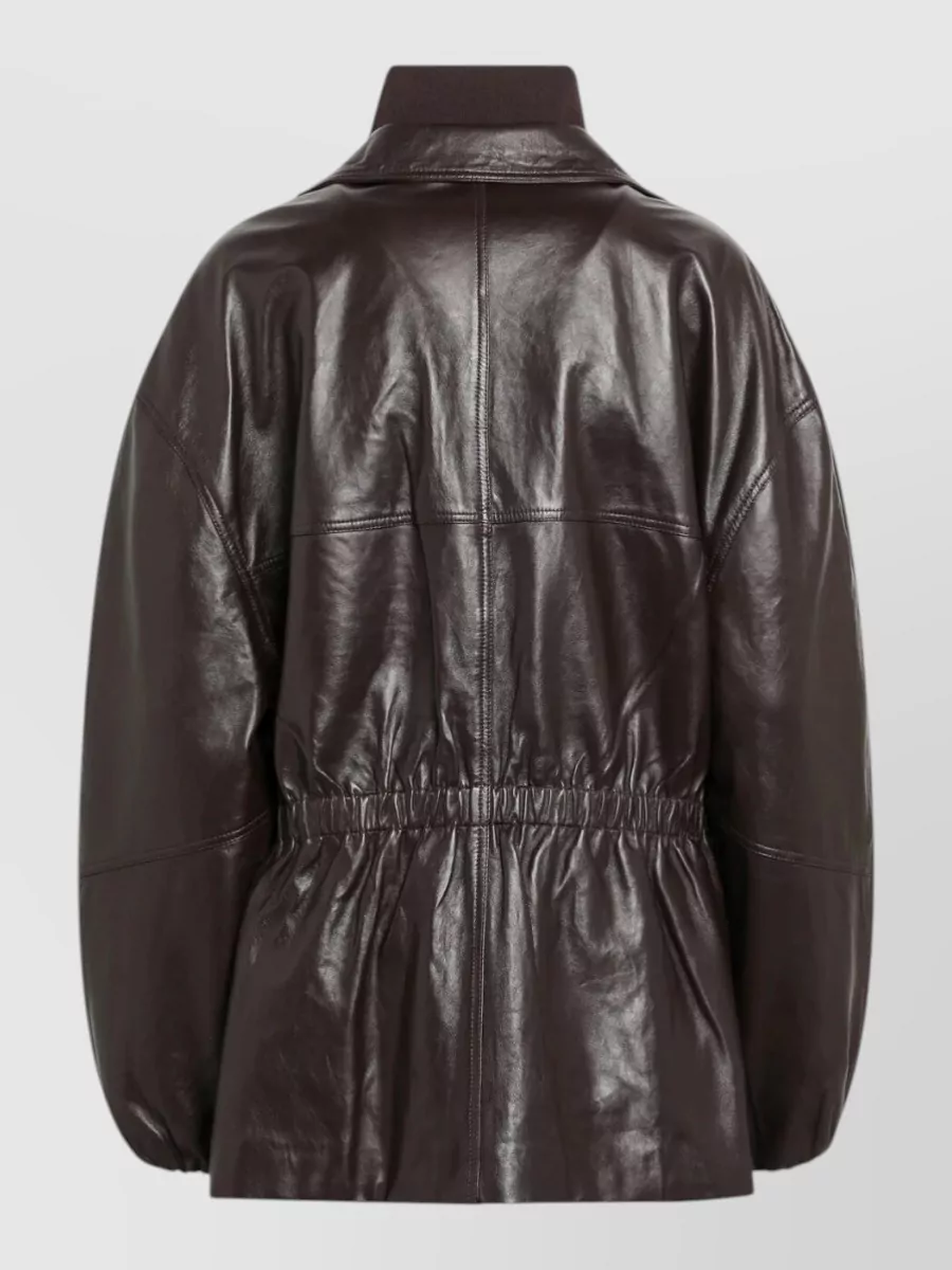 The Frankie Shop Leather Coat