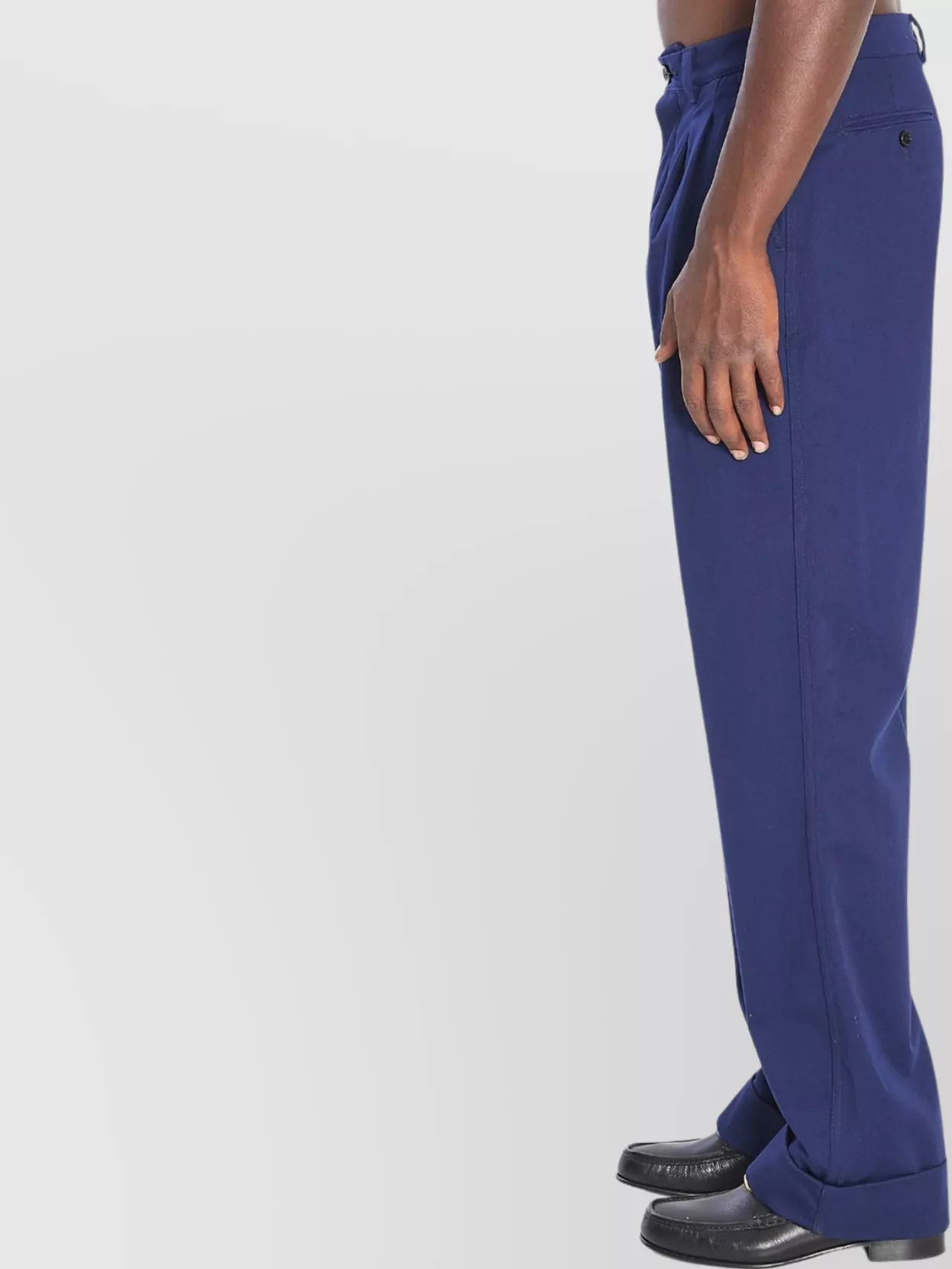 Valentino Garavani Tailored Cotton Trousers Pleats