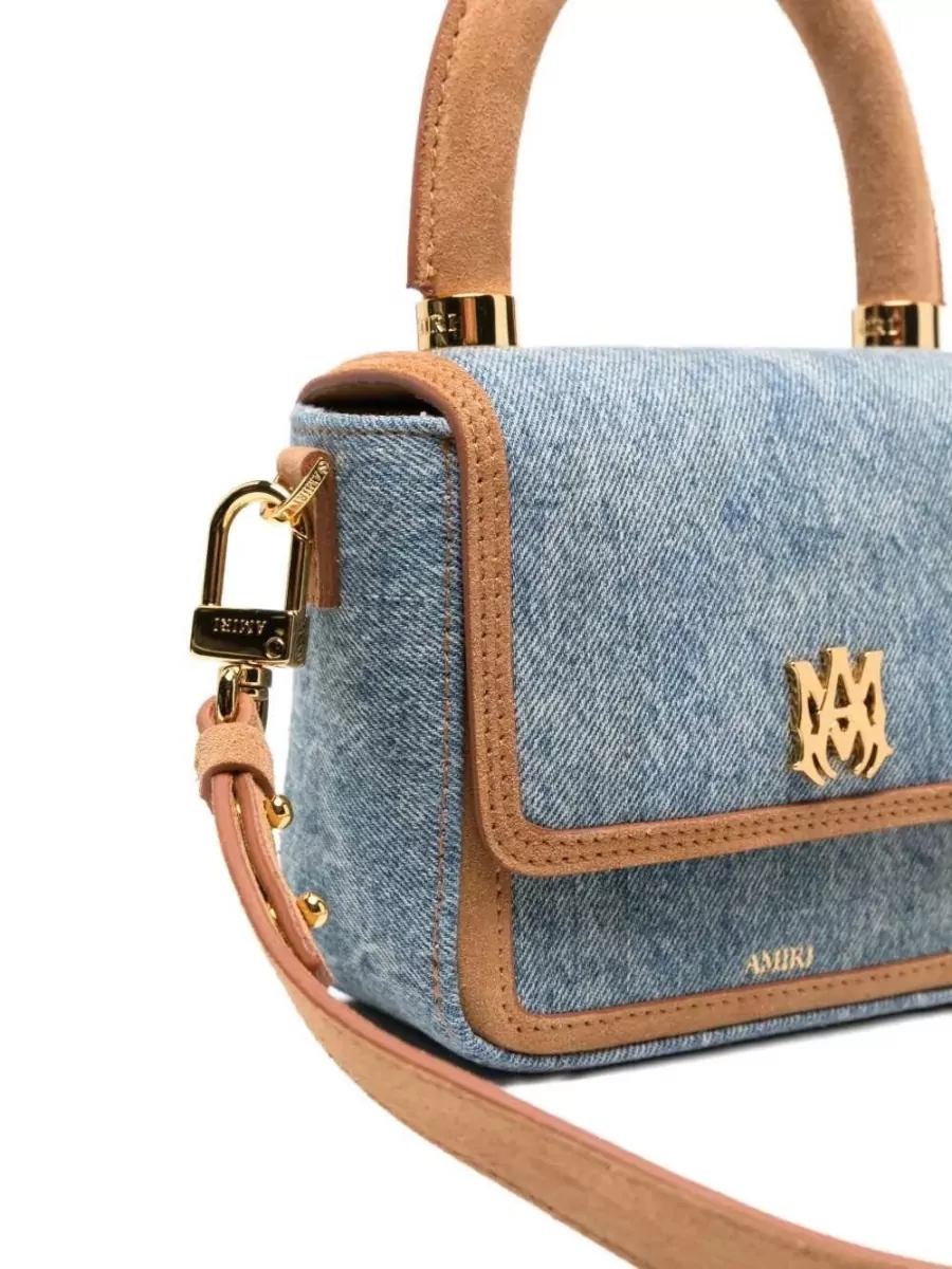 Amiri Denim Micro Tote Bag