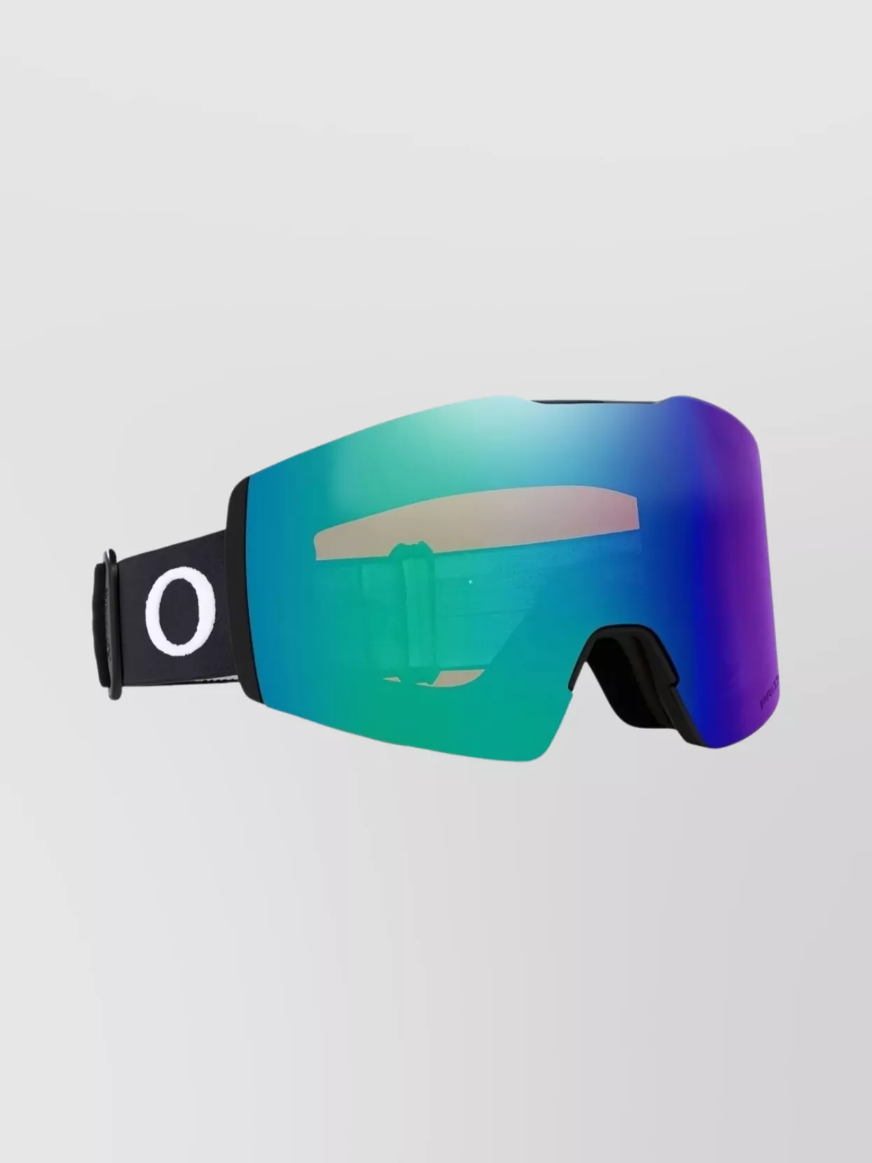 Oakley Curved Sunglasses With Adjustable Strap And Wide Lens In Blue