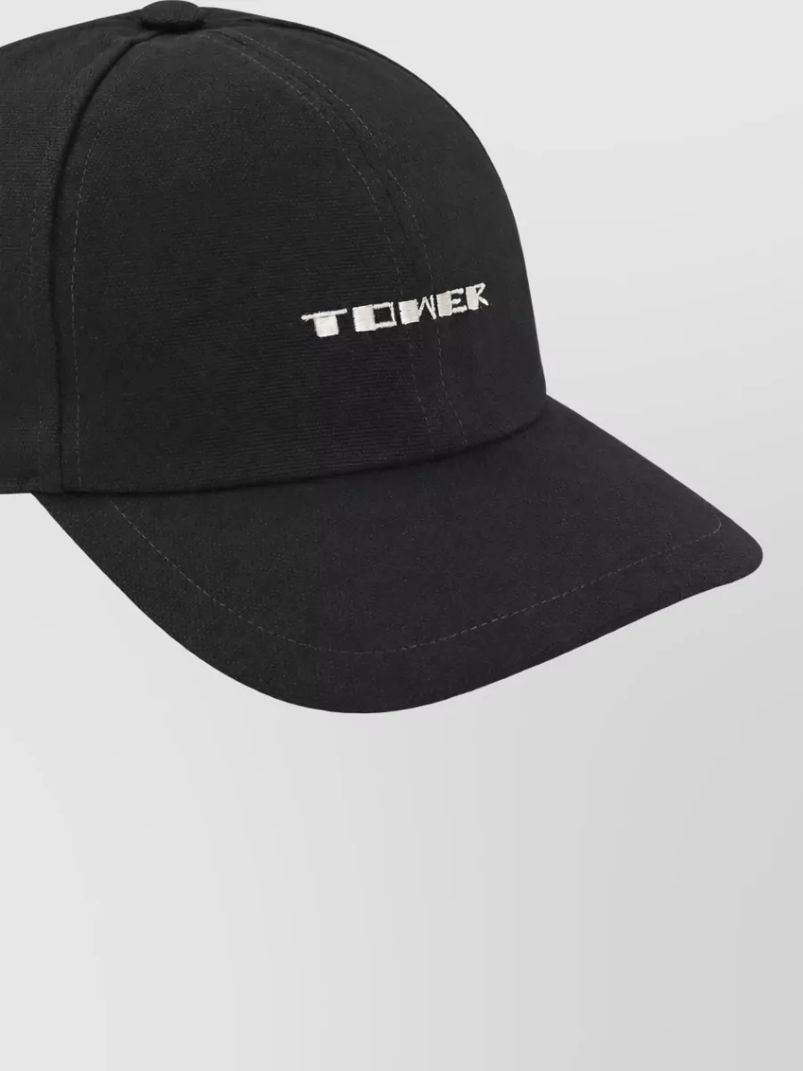 Rick Owens Drkshdw cotton logo-embroidered baseball cap