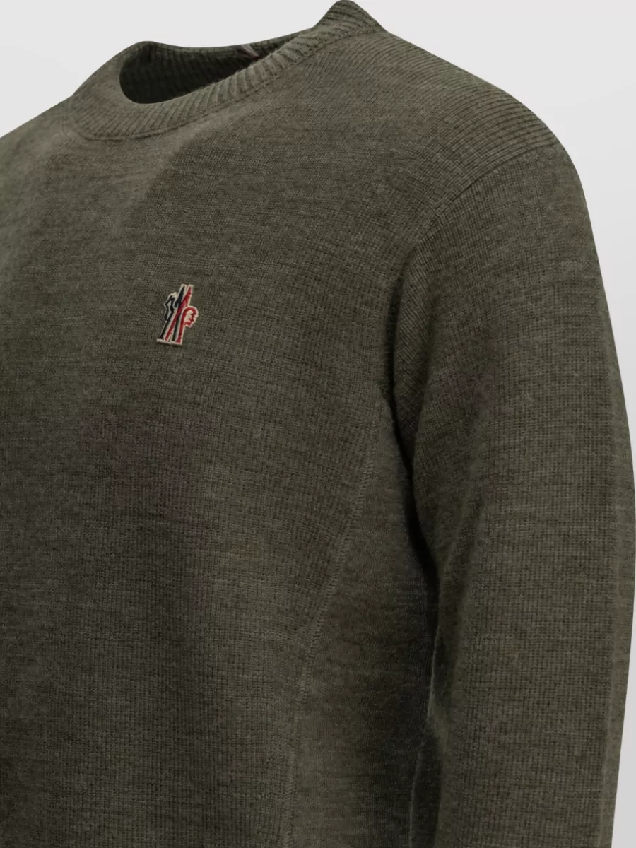 Moncler Grenoble Virgin Wool Crew Neck Sweater