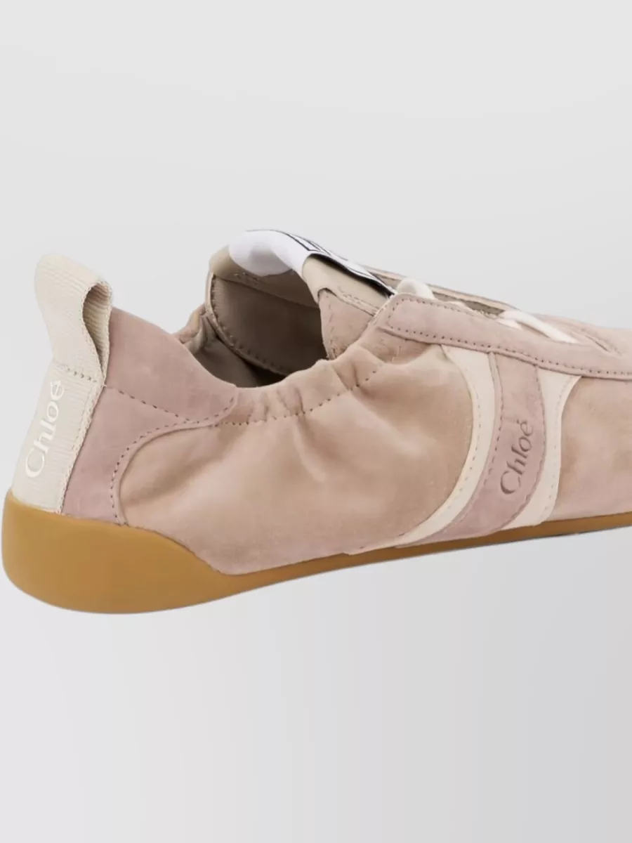 Chloé Leather Low-Top Sneakers