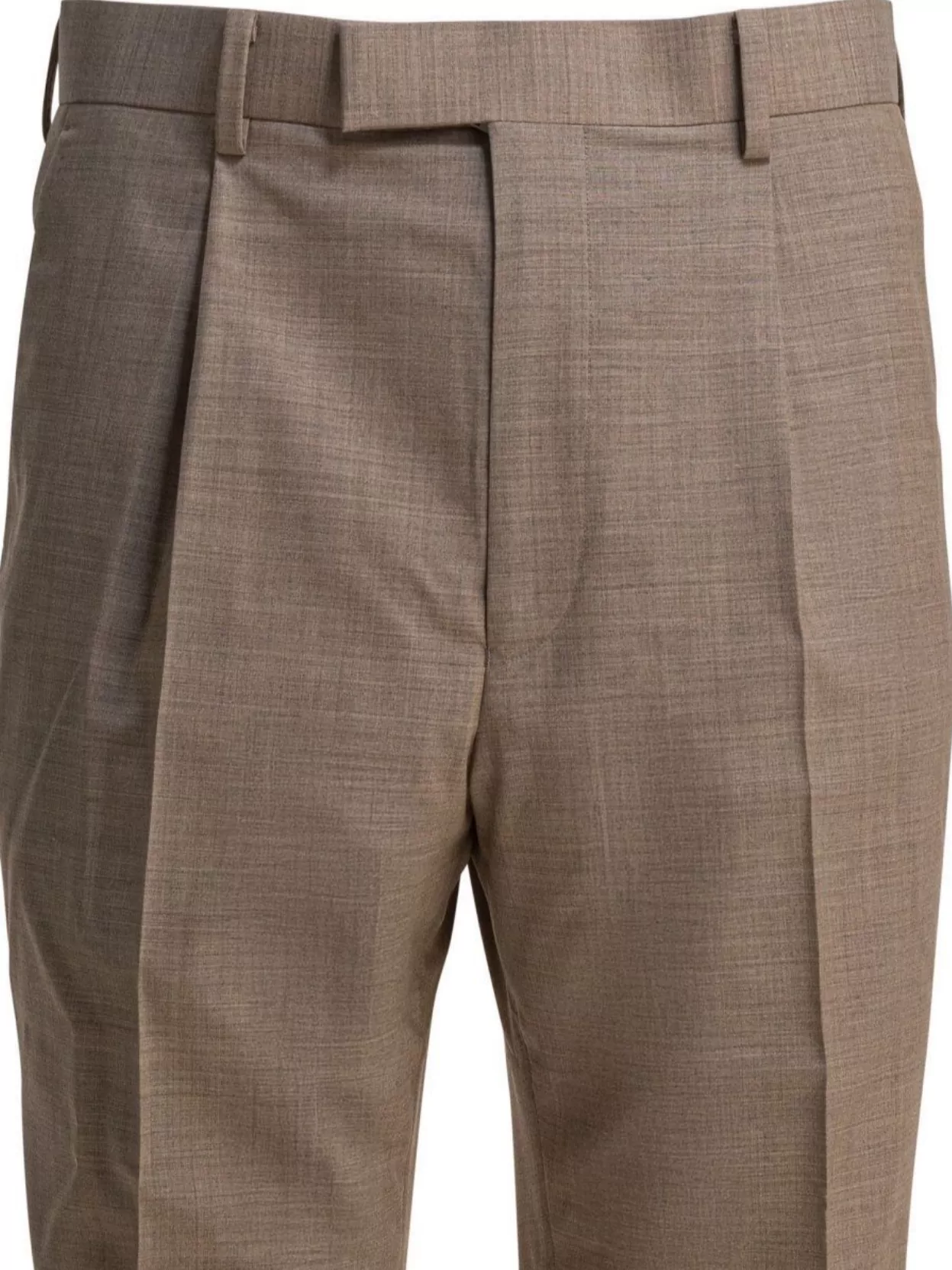 Auralee Tailored Wool Trousers With Pockets And Pleats