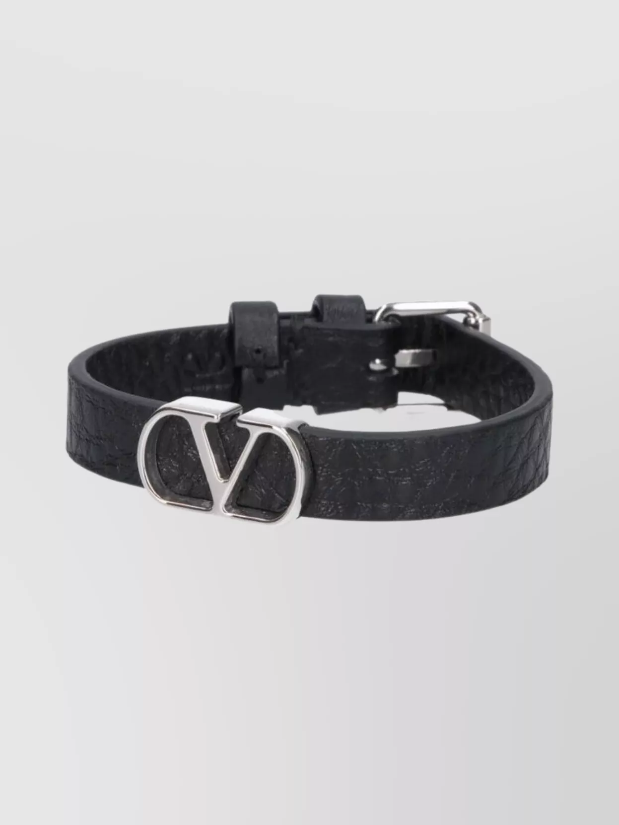 Valentino Garavani Textured Finish Adjustable Strap Bracelets