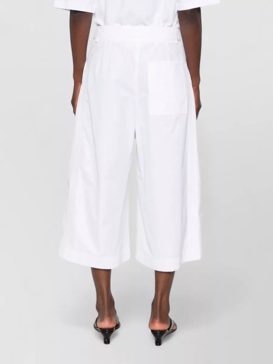 Jacquemus Cotton Pleated Wide-Leg Bermuda Shorts