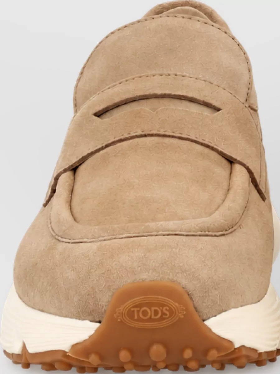Tod's Leather Slip-On Sneakers