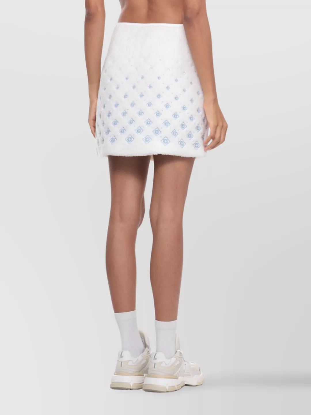 Casablanca Midi Length Skirt Logo Pattern