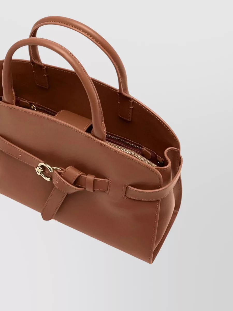 Coccinelle Calf Leather Medium Tote Bag