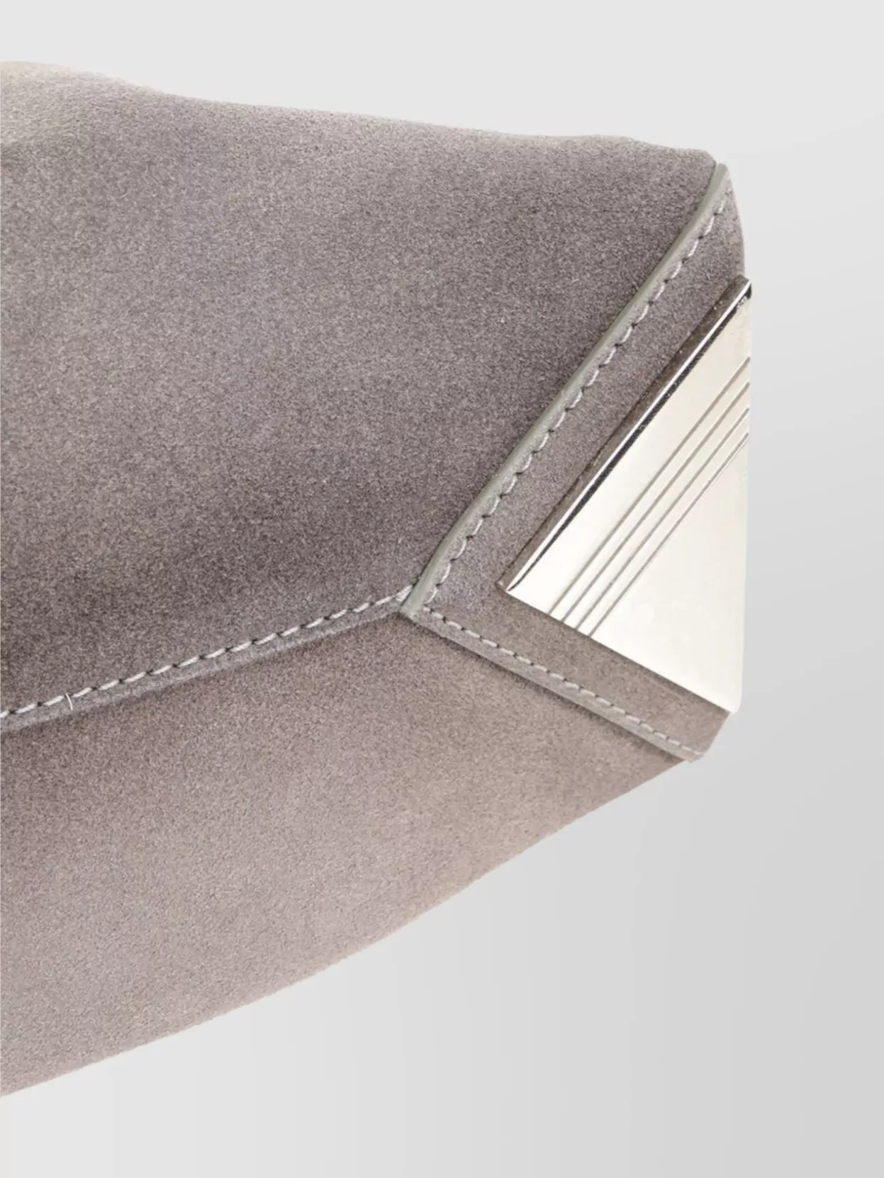 The Attico Small Leather Shoulder Bag With Suede Finish