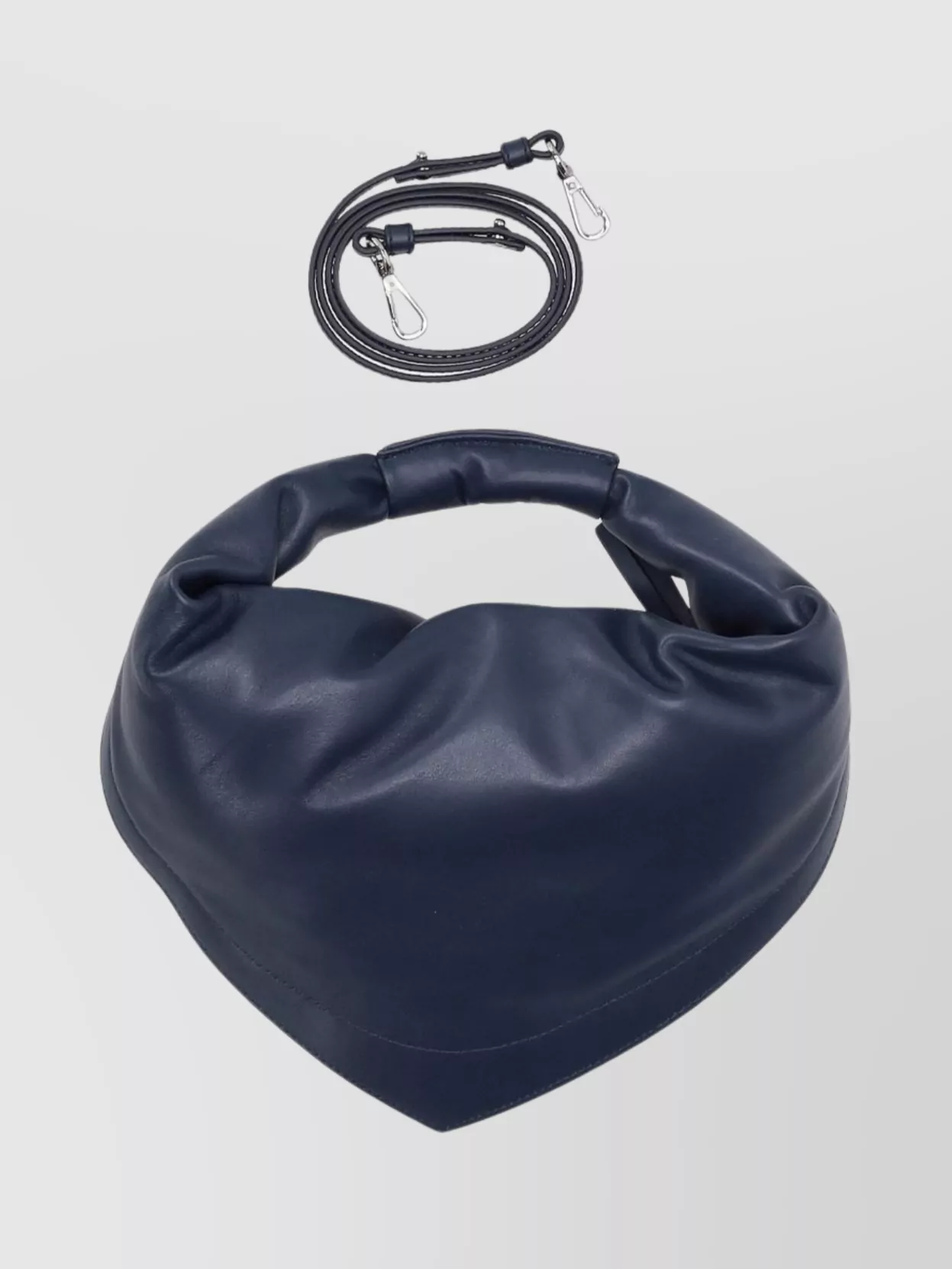 Federico Cina Adjustable Strap Midi Tortellino Shoulder Bag In Blue