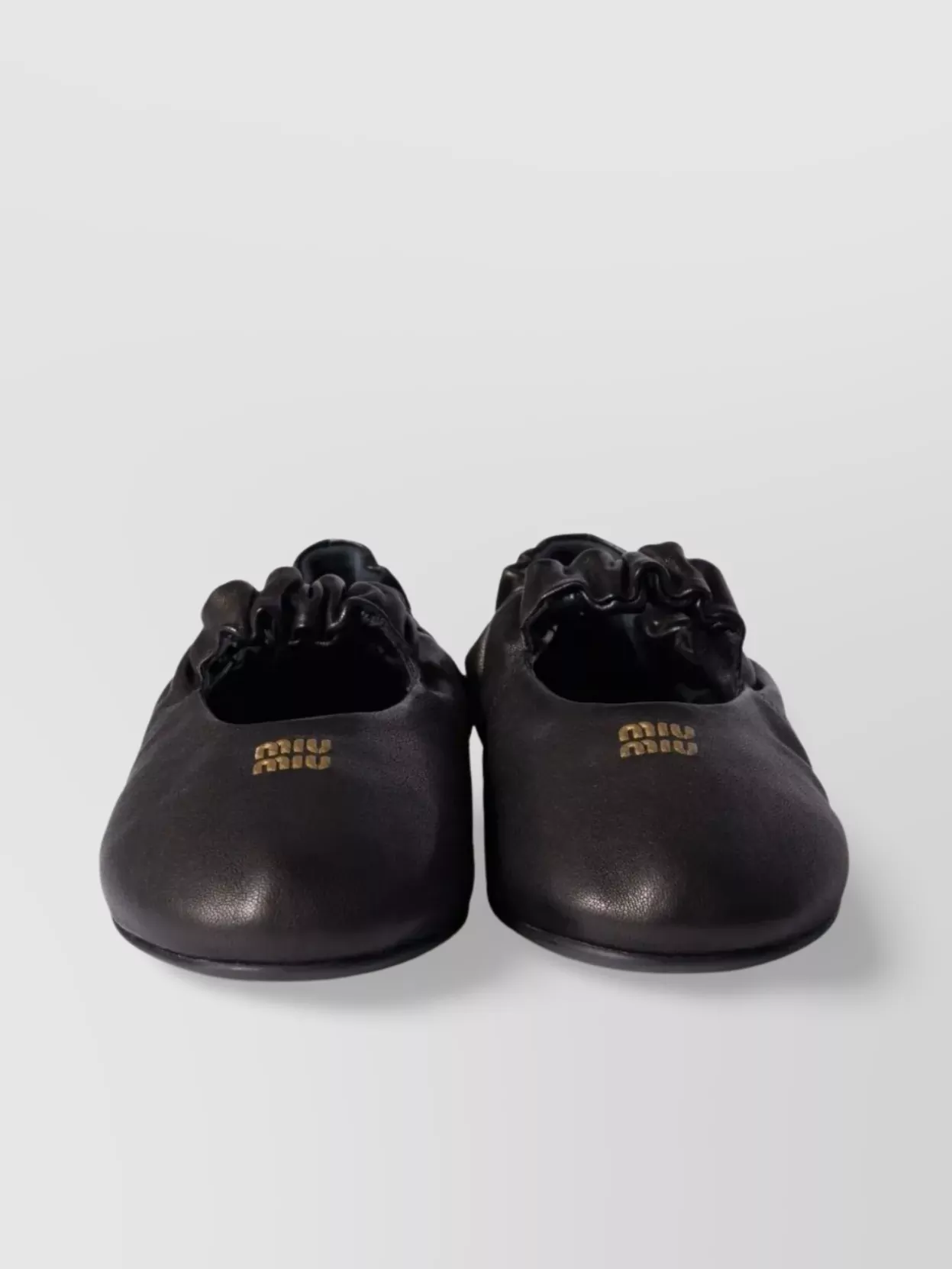 Miu Miu Nappa Aviator Ballerina Shoes