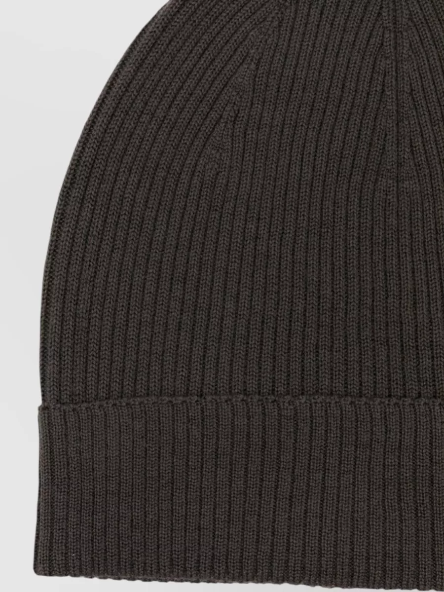 Rick Owens Wool Ribbed Beanie