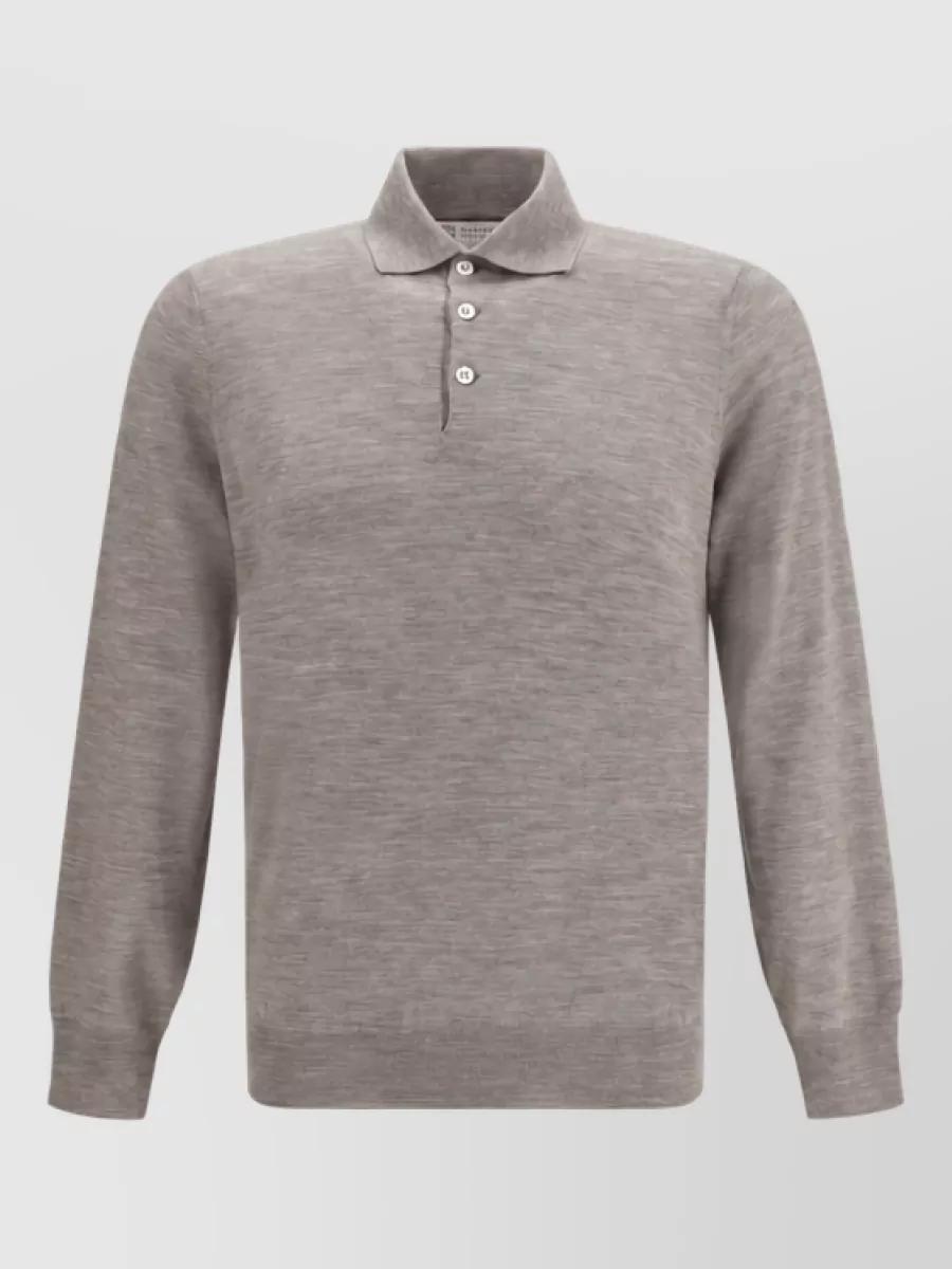 Brunello Cucinelli cashmere polo shirt