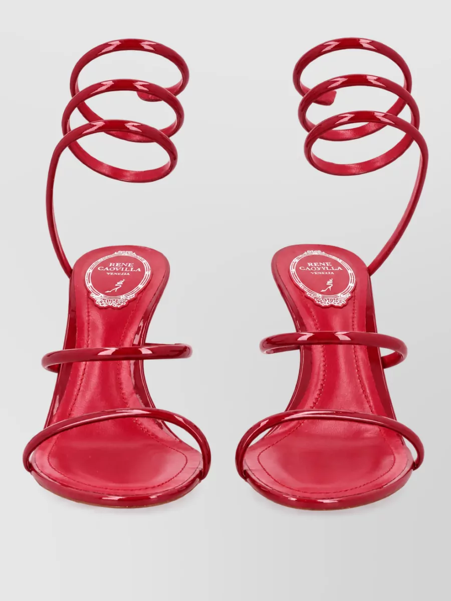 Rene Caovilla leather cleo sandals