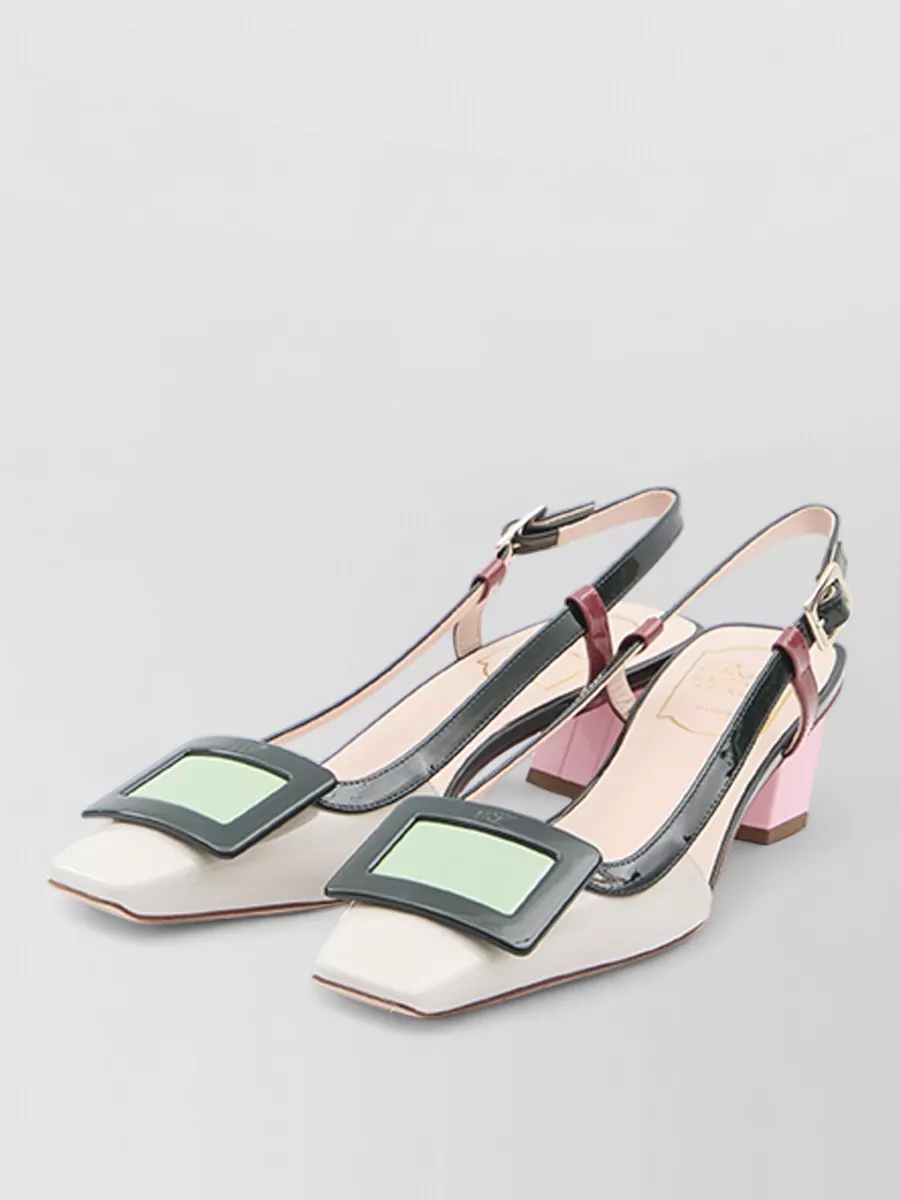 Roger Vivier Belle Vivier Slingback Pumps Leather Sole