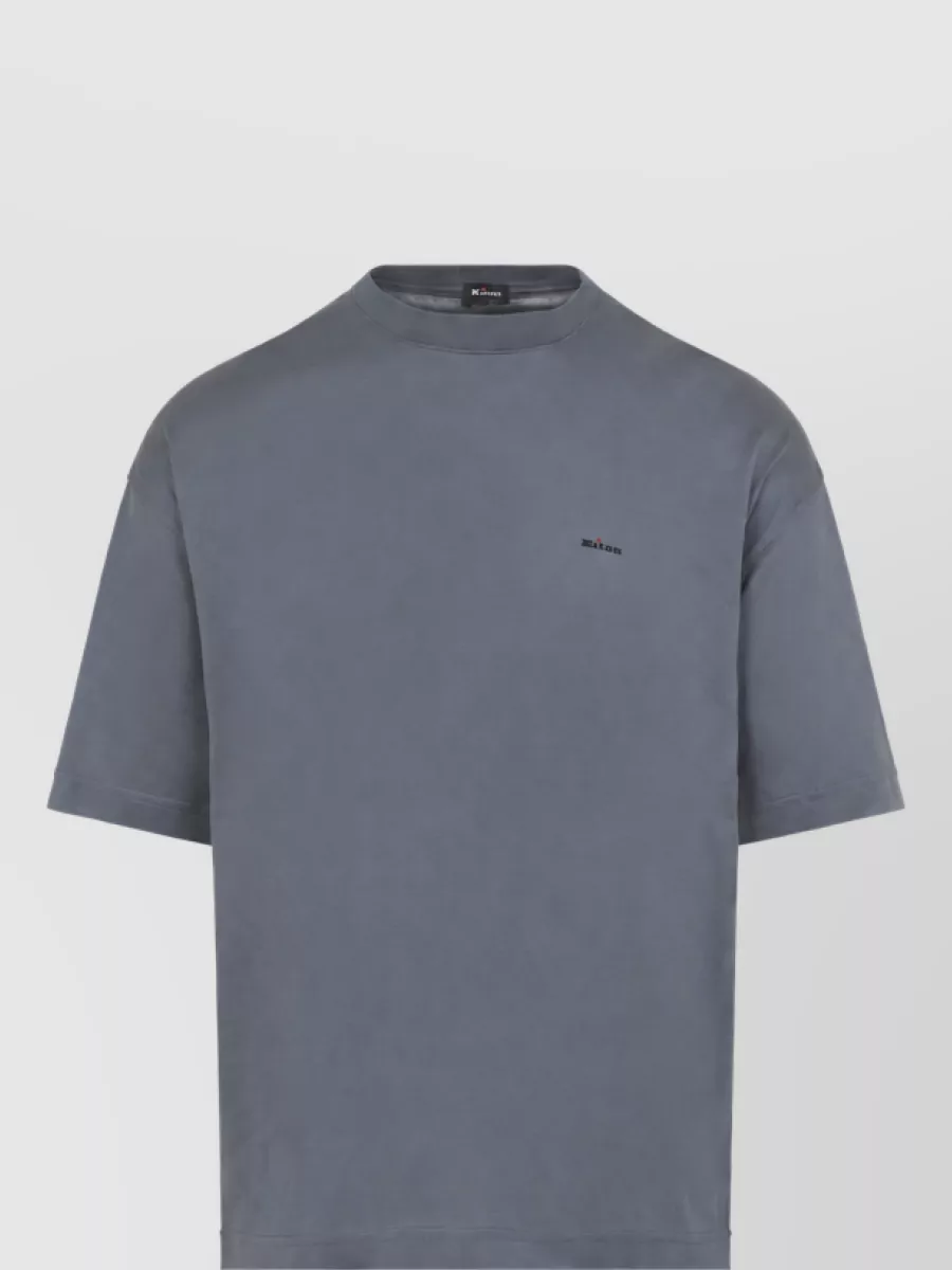 Kiton cotton short-sleeve crew-neck t-shirt