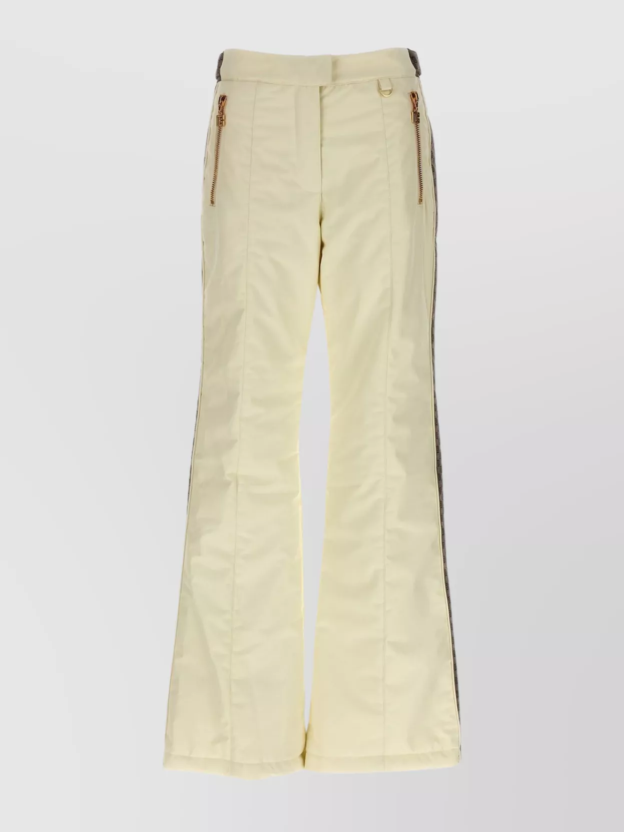 Shop Balmain Ski Trousers Featuring Gold-tone Hardware