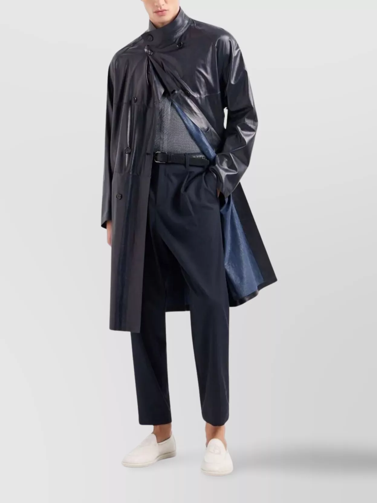 Giorgio Armani Long Sleeve Shirt Point Collar