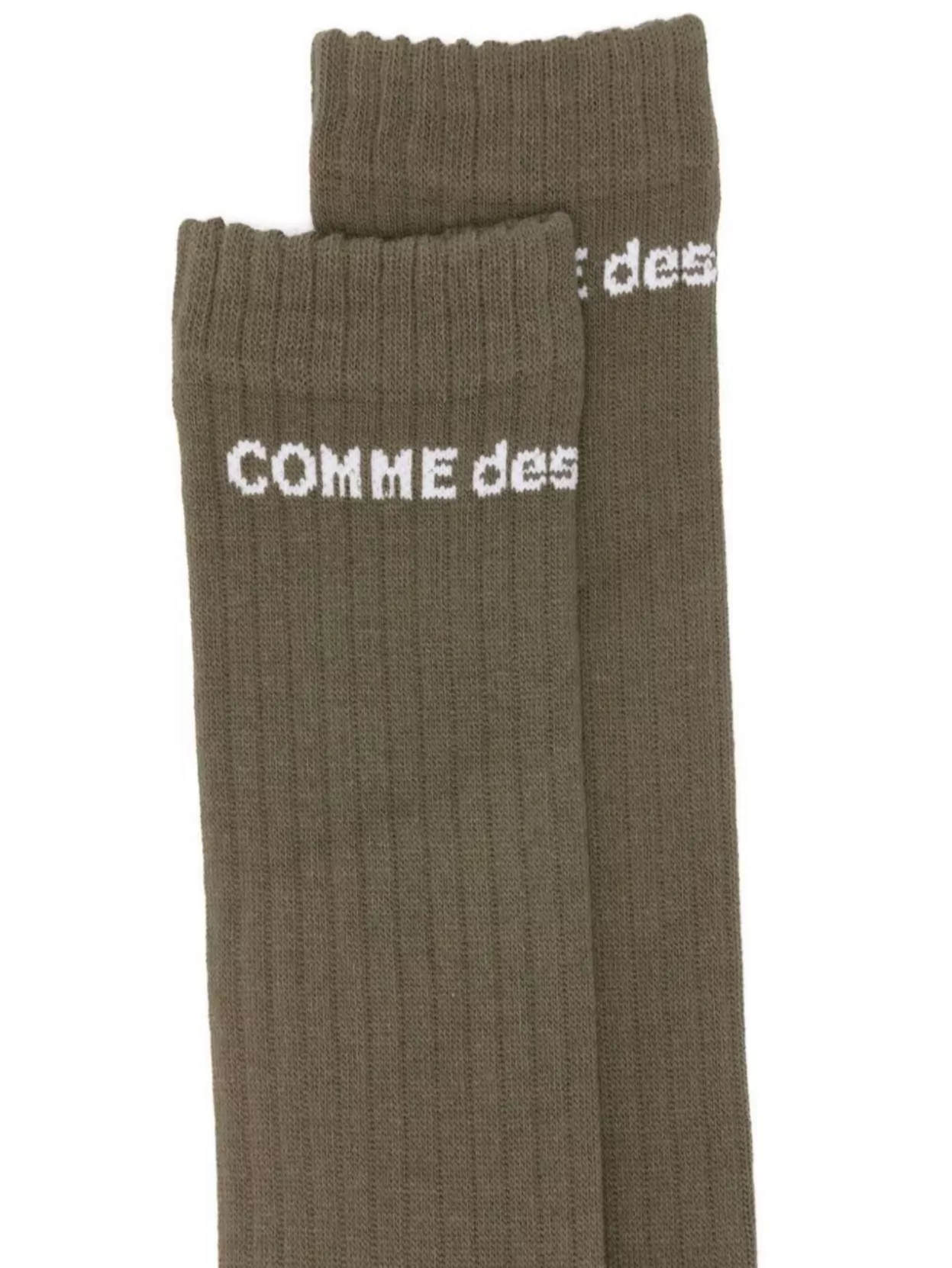 Comme Des Garçons Knee-High Ribbed Socks For Everyday Wear