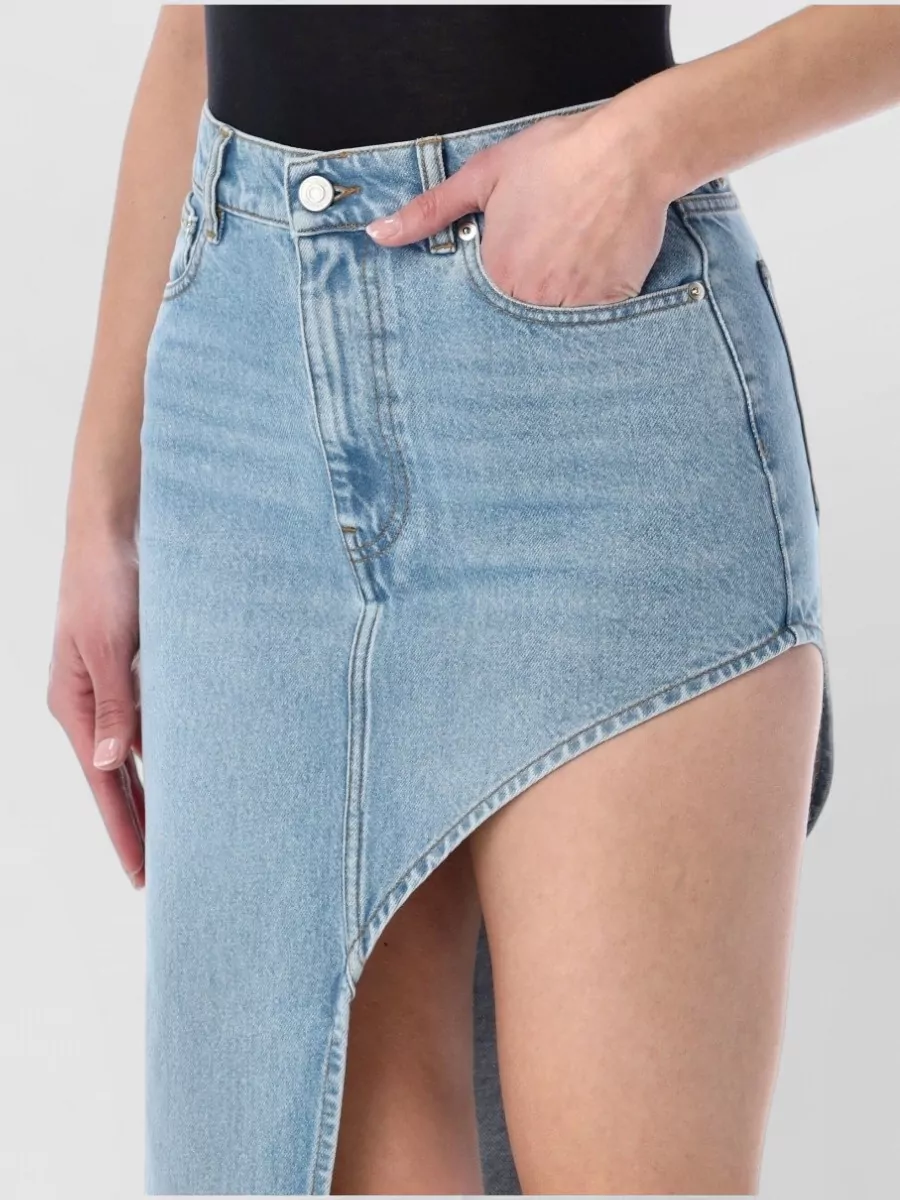 Coperni Denim Asymmetric Skirt