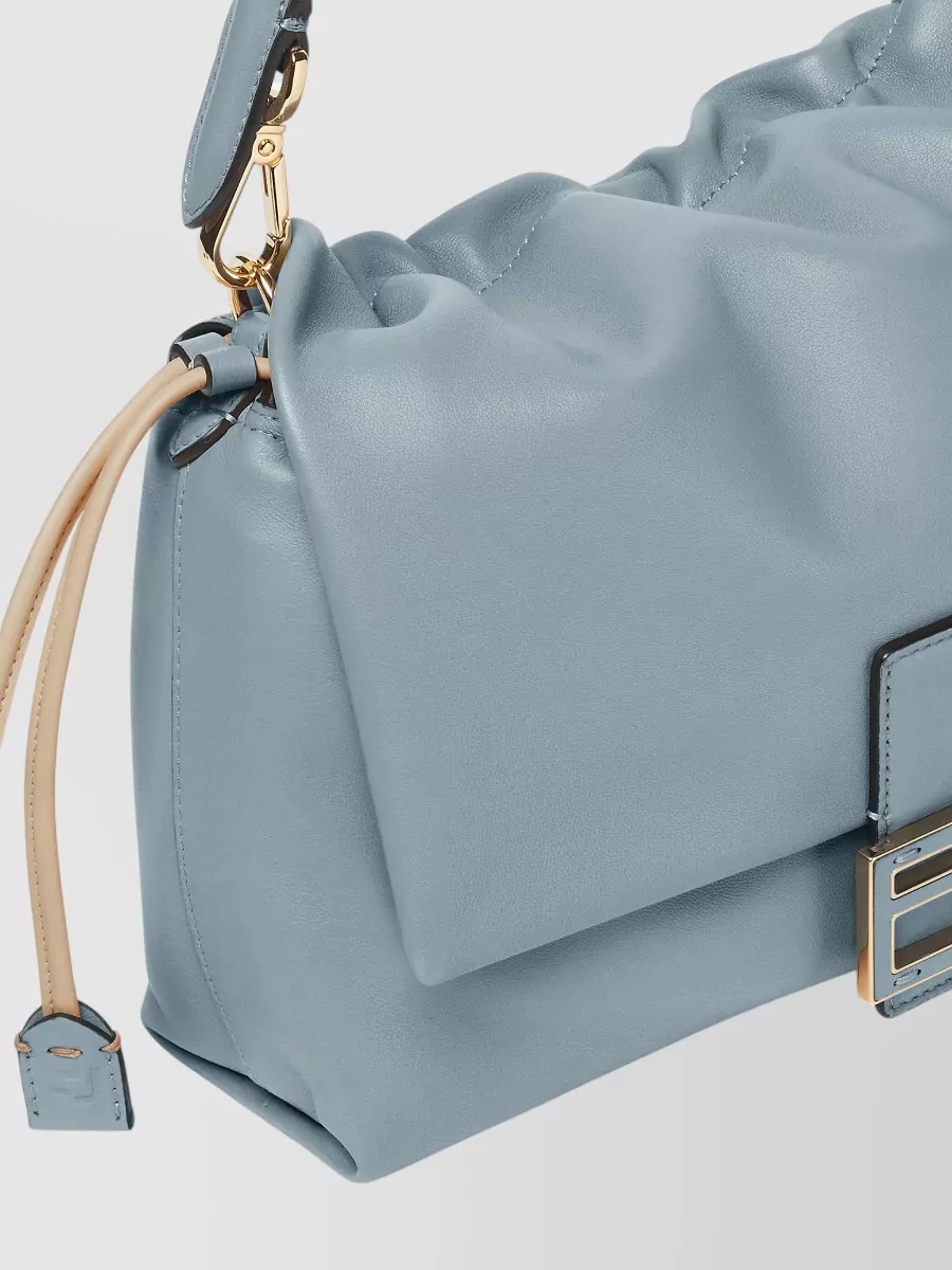 Fendi Mamma Medium Nappa Shoulder Bag Blossom