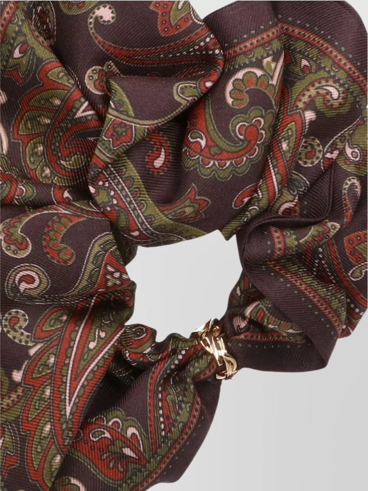 Saint Laurent Paisley Ruffled Hats Collection
