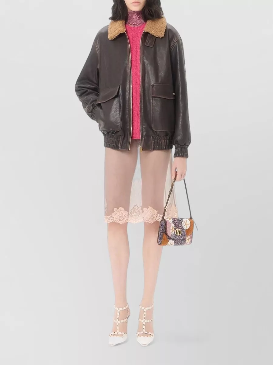 Valentino Garavani Virgin Wool Cable-Knit Sweater