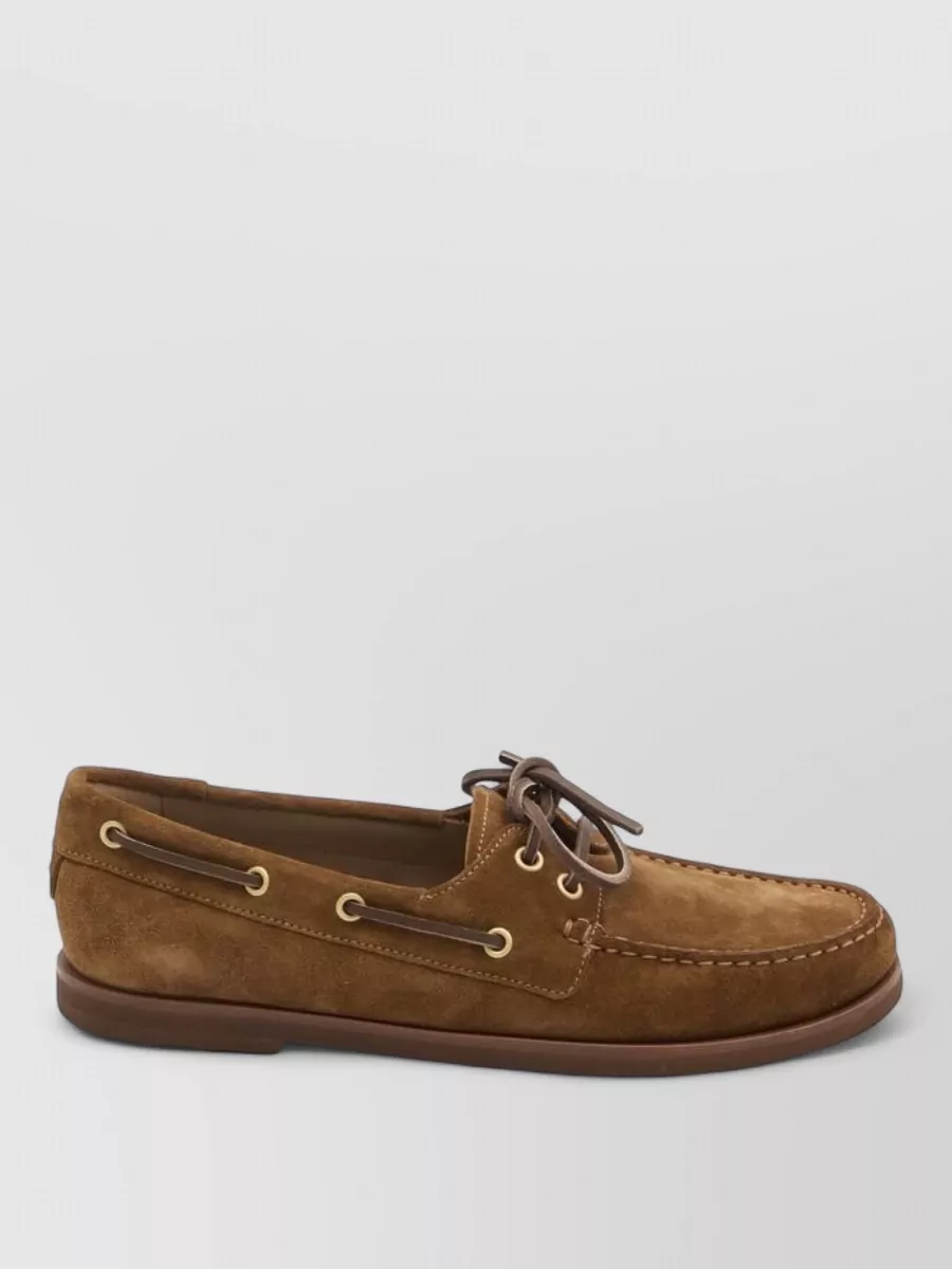 Gianvito Rossi Leather Lace-Up Shoes