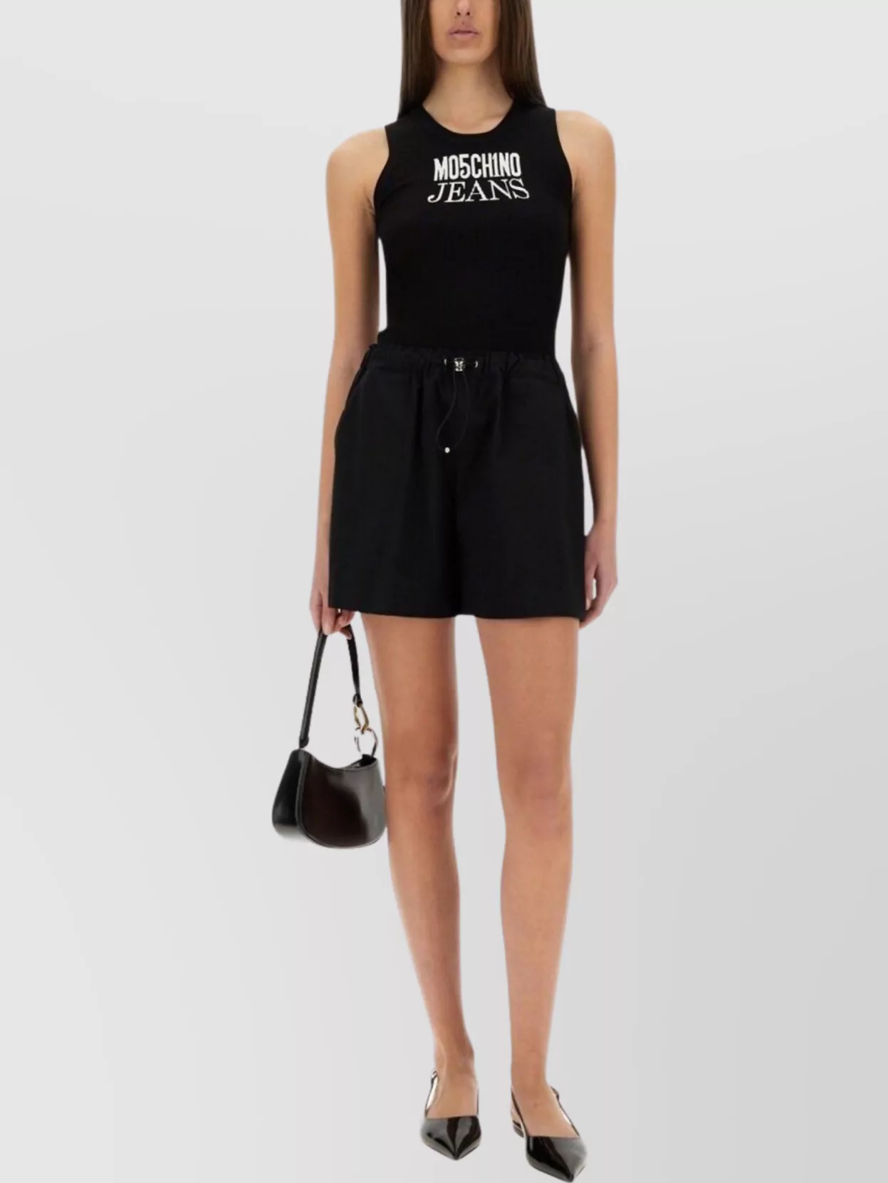 Moschino Relaxed Fit Cotton Shorts