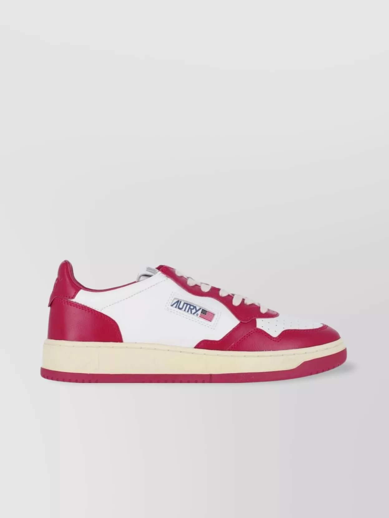 Autry Low Leather Sneakers Panelled Design