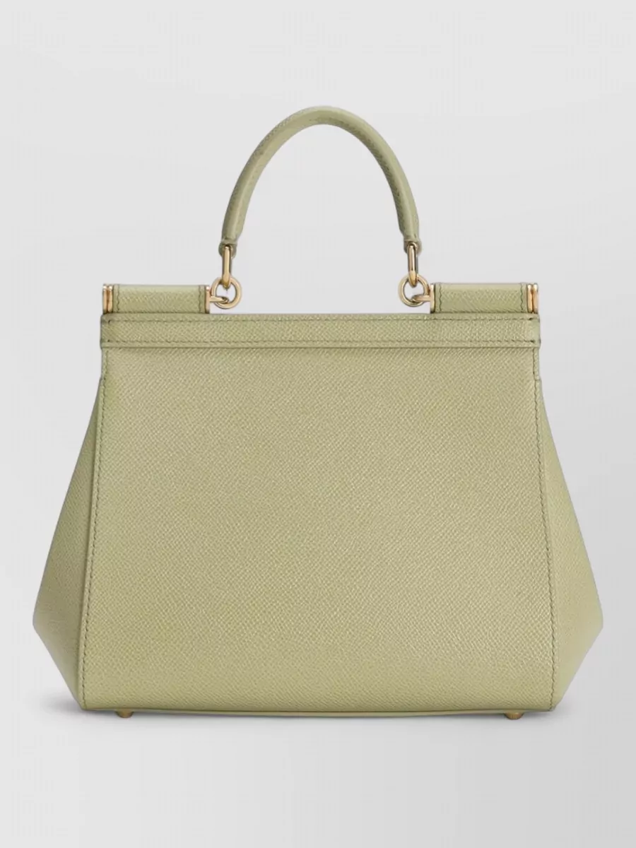 Dolce&Gabbana Sicily Medium Leather Tote Bag