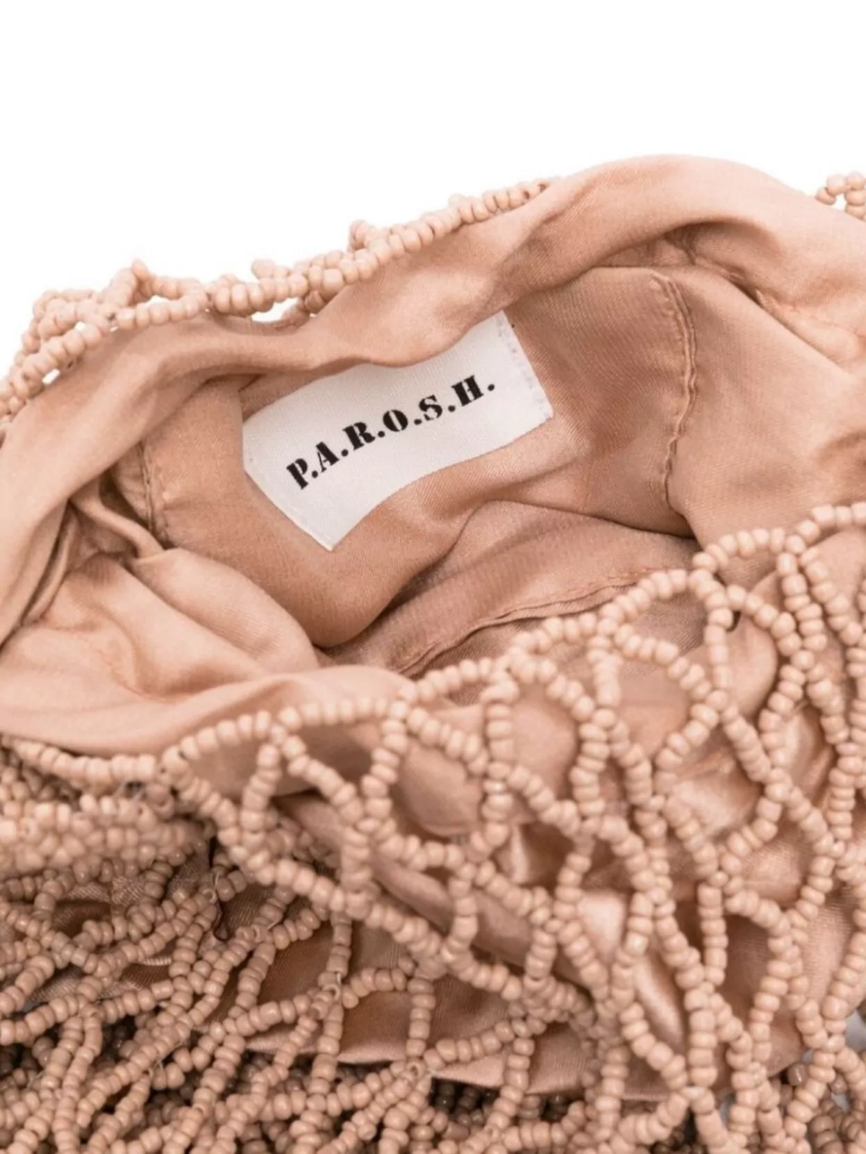 P.a.r.o.s.h Beaded Fringed Shoulder Bag
