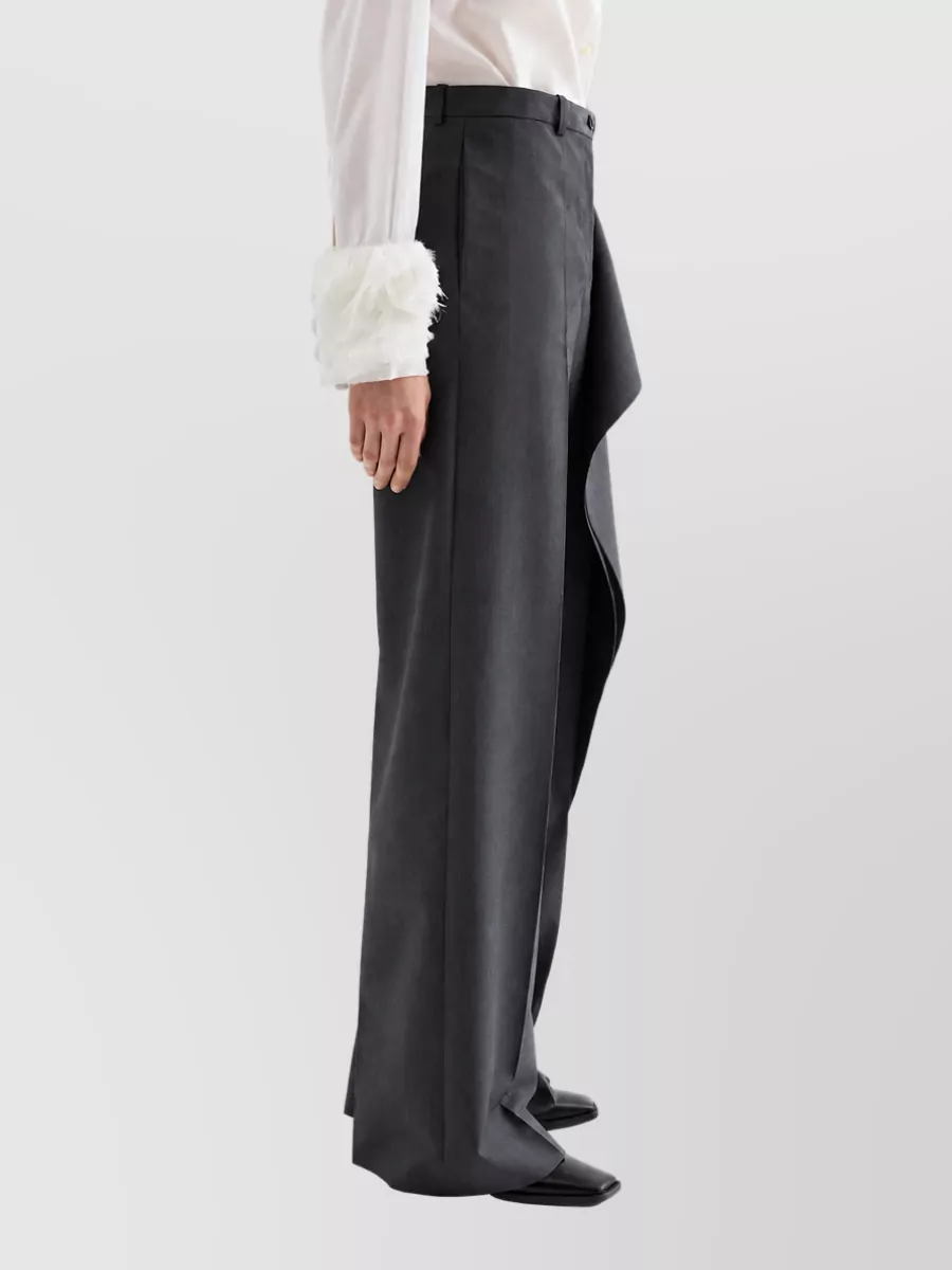 Jil Sander Relaxed-Fit Wool Tailored Trousers