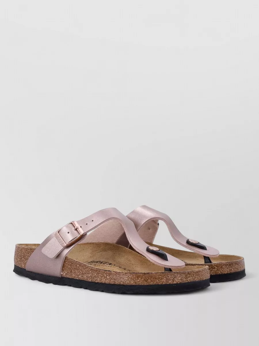 Birkenstock Metallic thong sandals