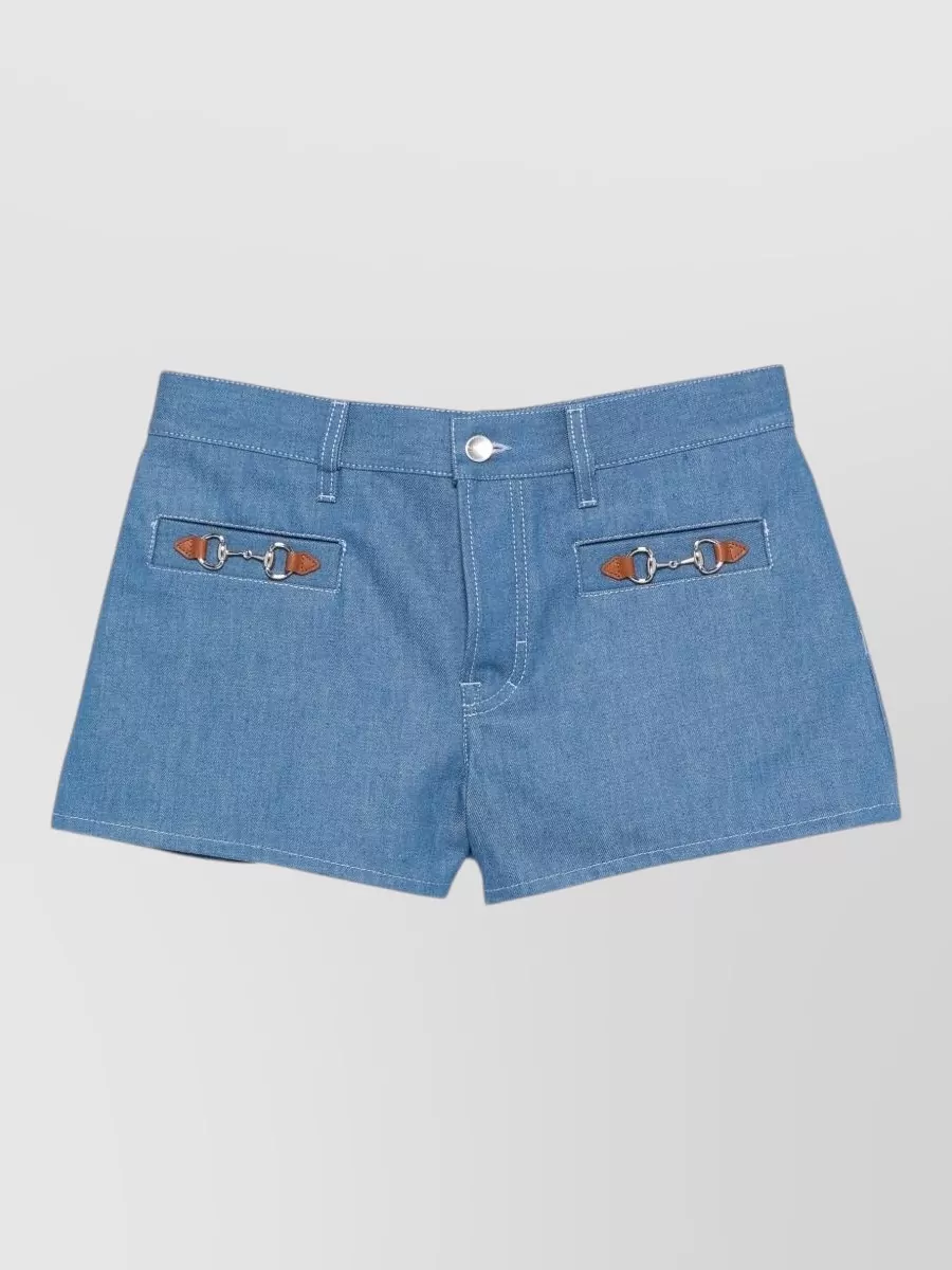 Gucci denim short shorts