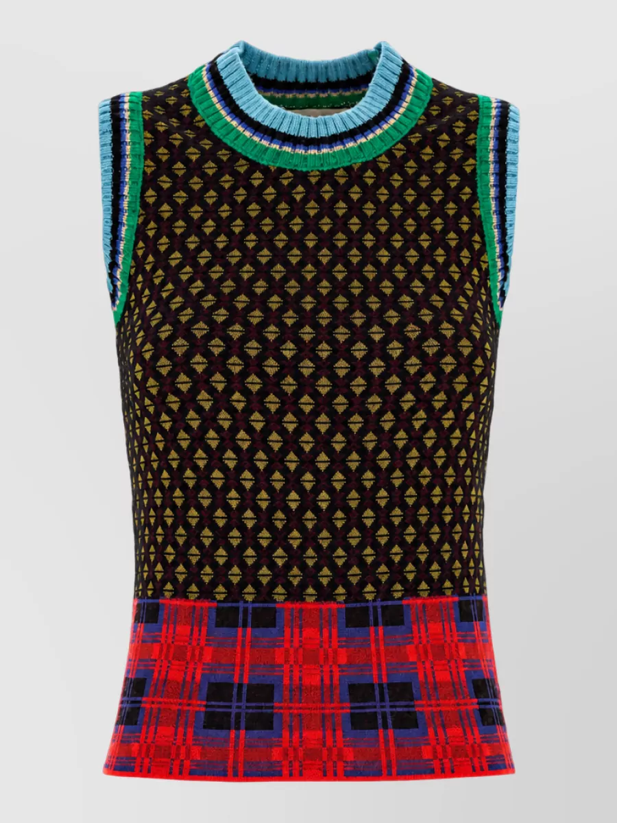 Dries Van Noten Embroidered Wool-blend Vest