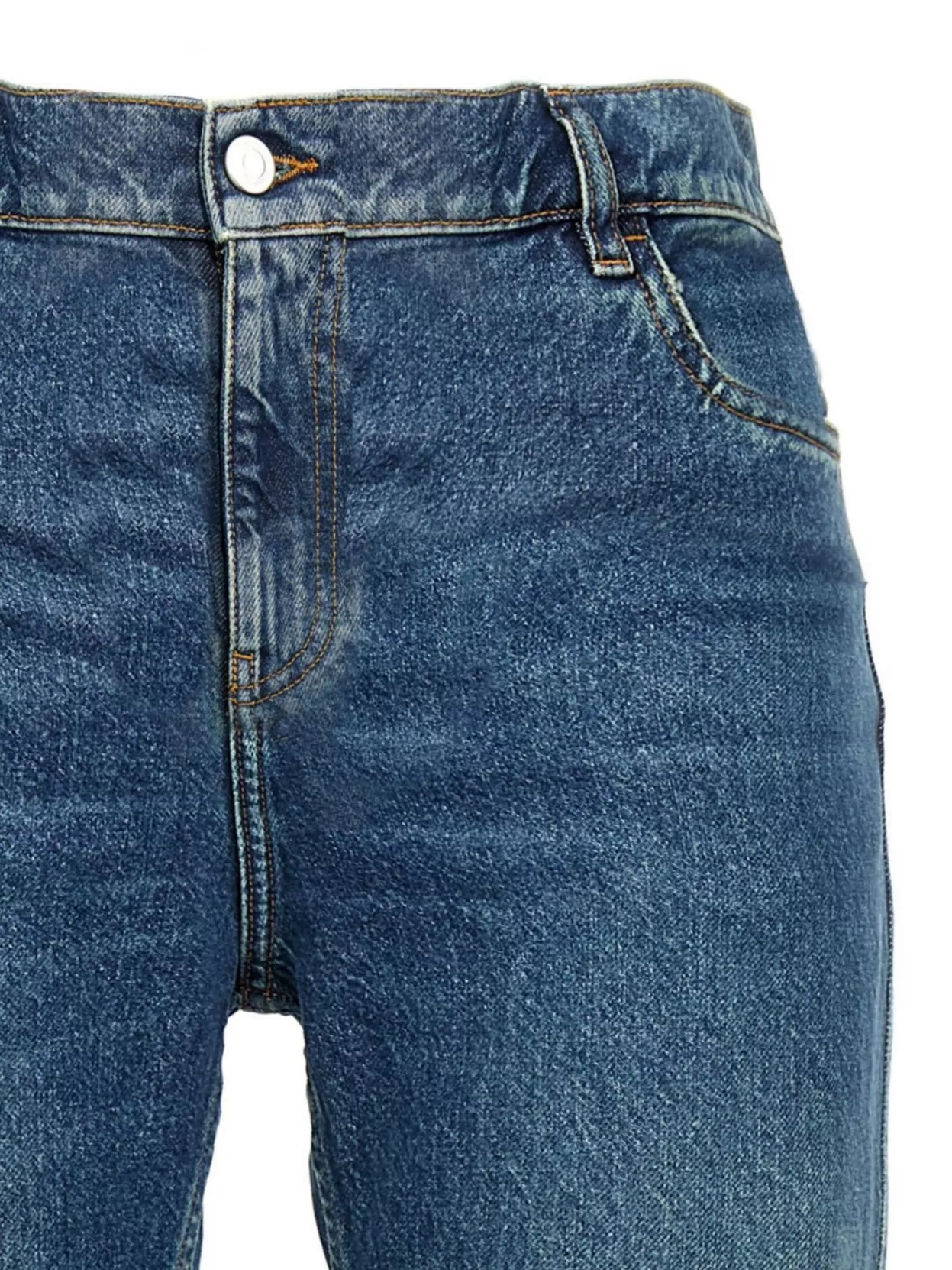 COPERNI DENIM TROUSERS WITH BELT LOOPS AND METAL HARDWARE