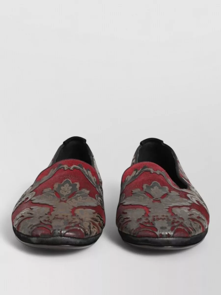 Dolce&Gabbana jacquard leather slippers