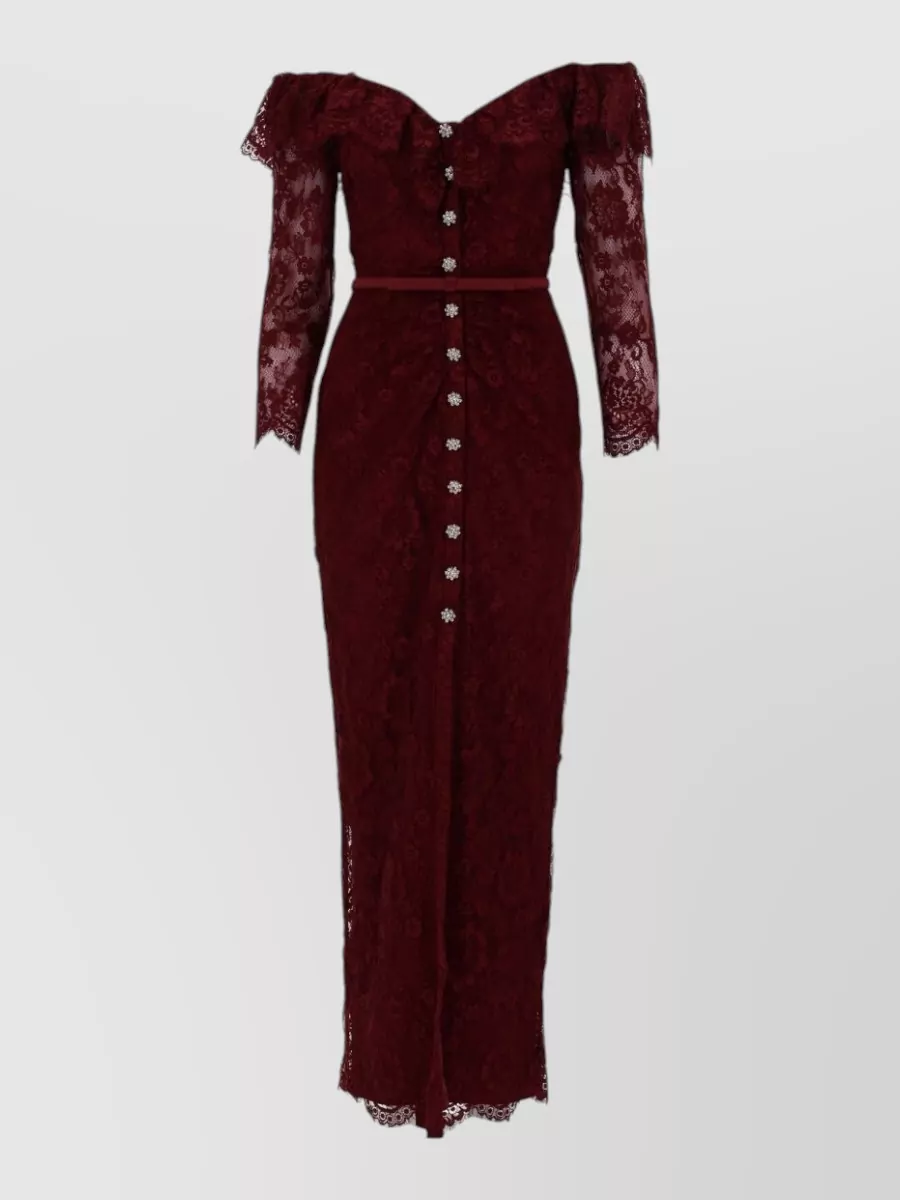 Self-Portrait lace maxi dress