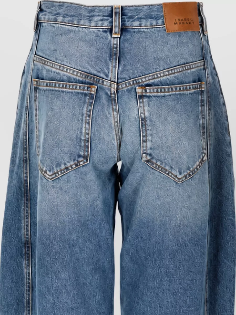 Isabel Marant Denim Oriane Straight-Leg Jeans