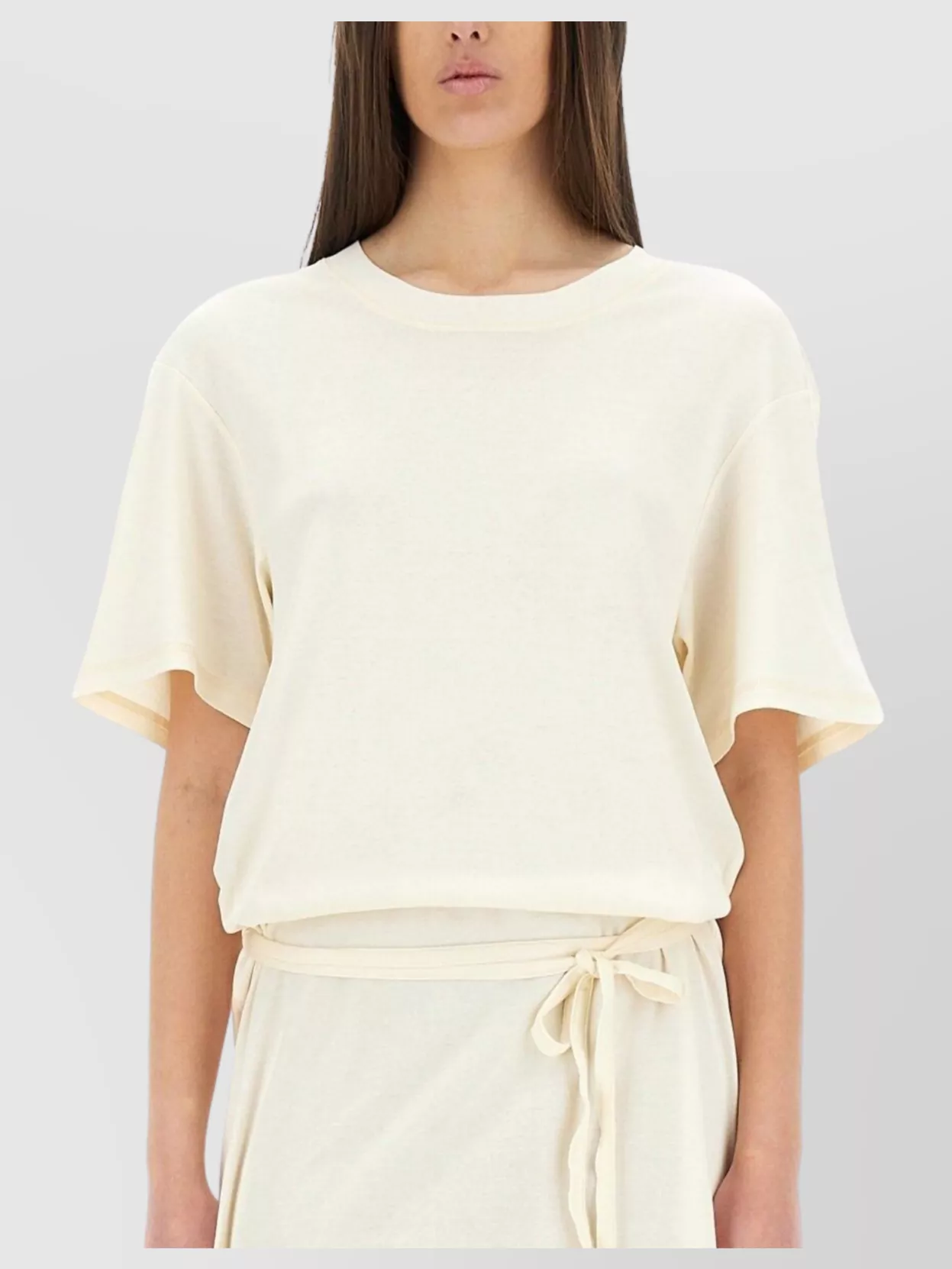 Lemaire Women T-shirt Dress With Belt