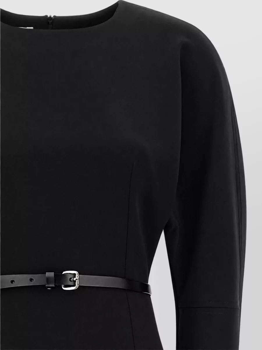 P.a.r.o.s.h. Phedra Belted Midi Dress