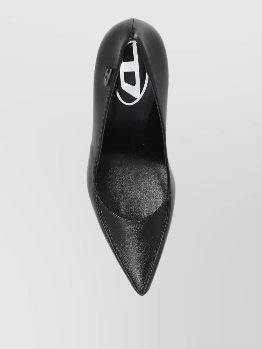 Diesel Leather High-Heel Pumps